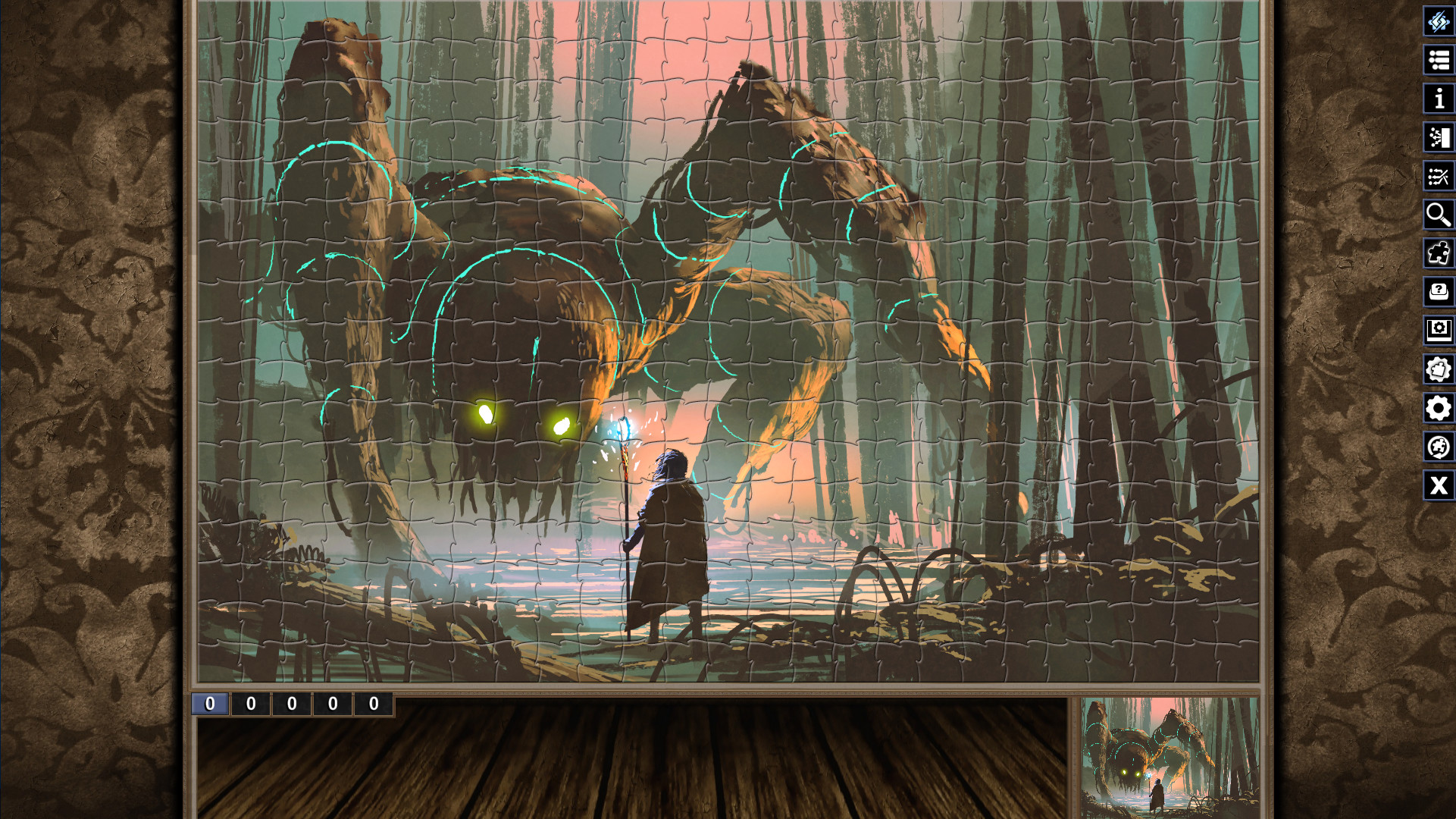 Pixel Puzzles Illustrations & Anime - Jigsaw Pack: Legendary Beasts screenshot 2
