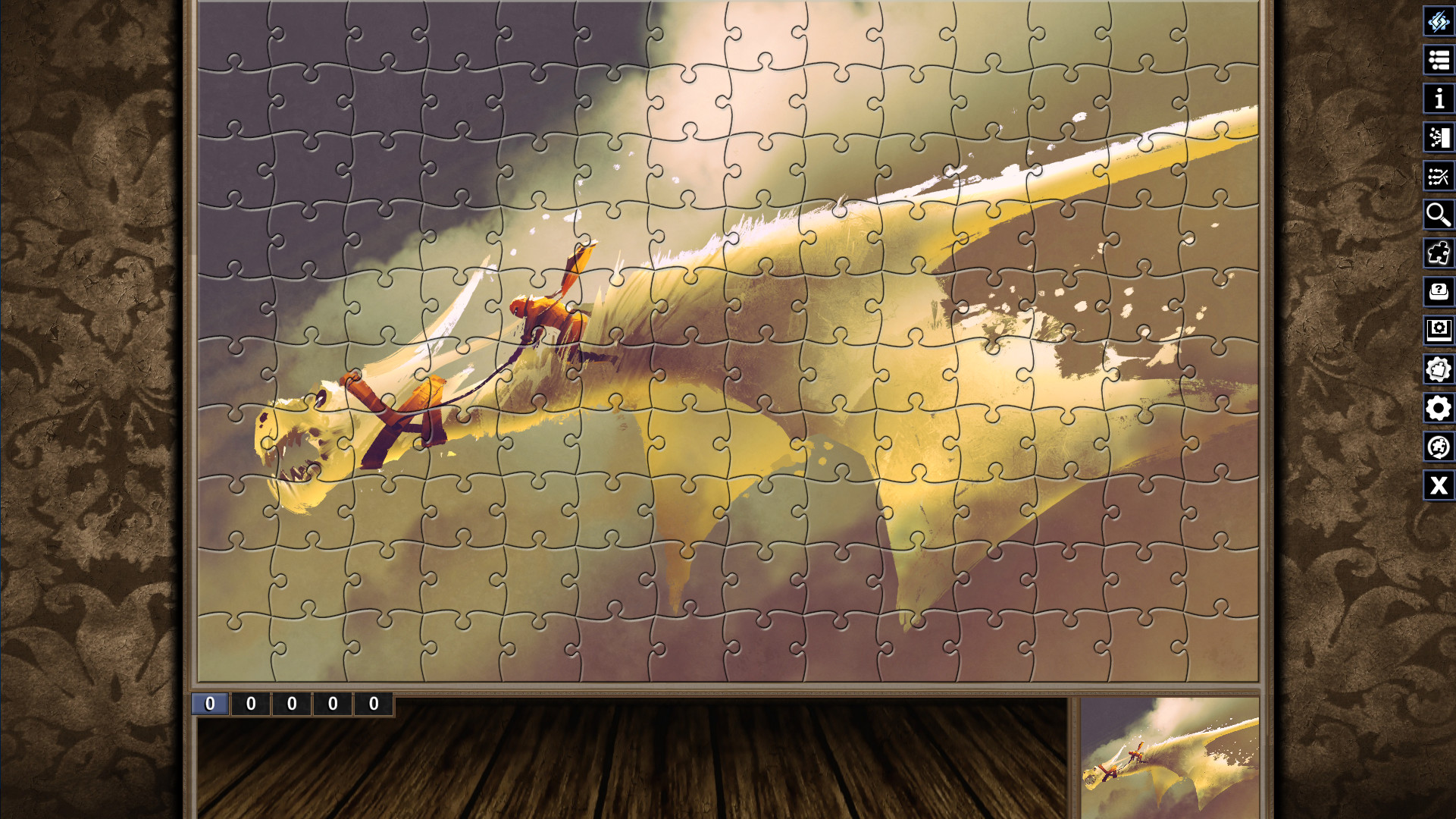 Pixel Puzzles Illustrations & Anime - Jigsaw Pack: Legendary Beasts screenshot 5