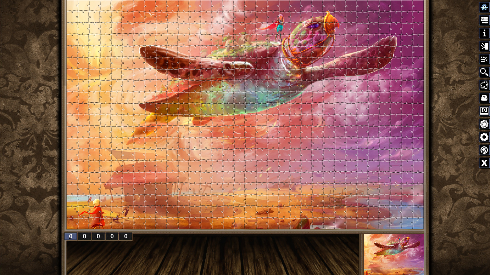 Pixel Puzzles Illustrations & Anime - Jigsaw Pack: Legendary Beasts screenshot 8