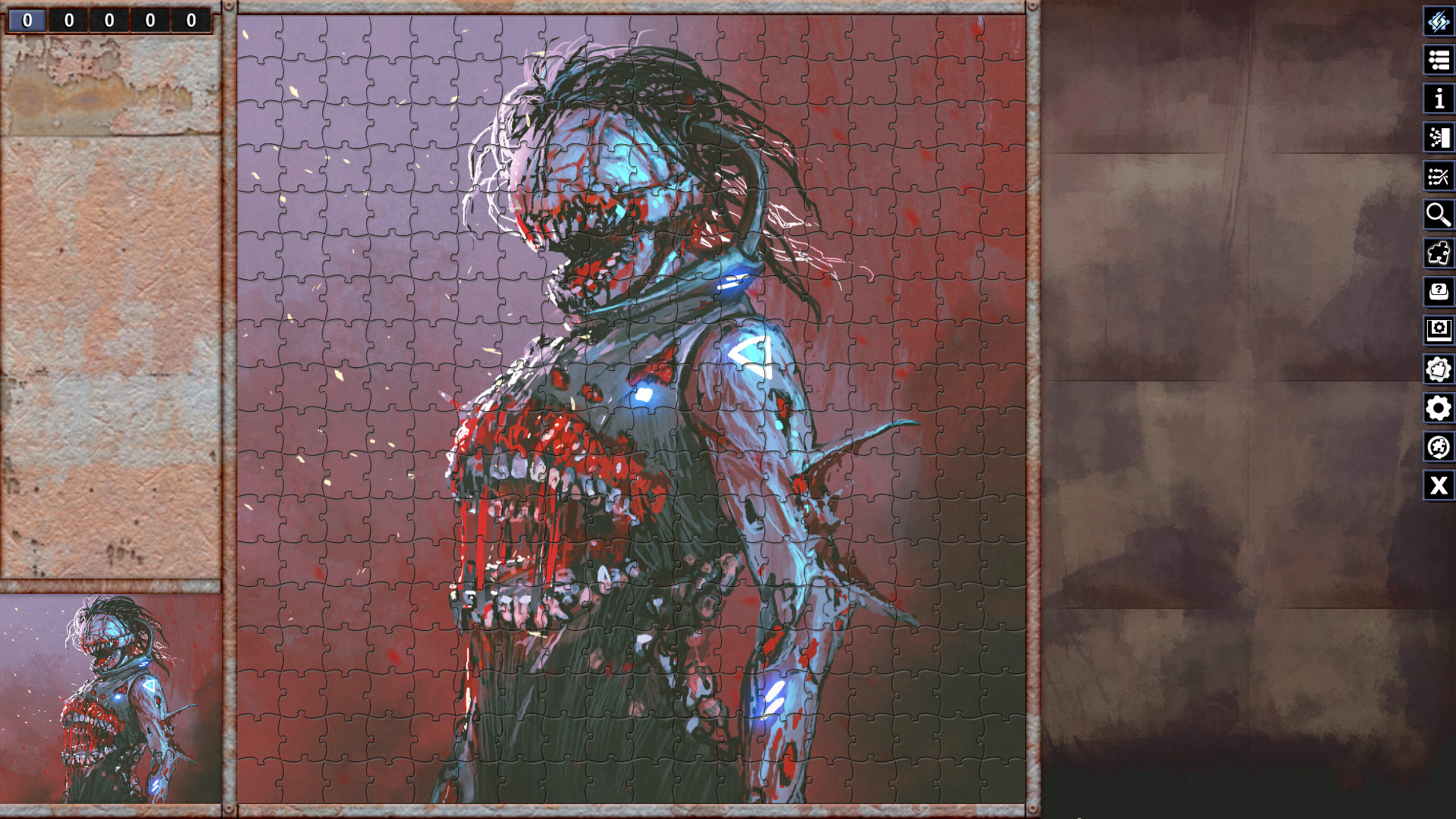 Pixel Puzzles Illustrations & Anime - Jigsaw Pack: Horror screenshot 3