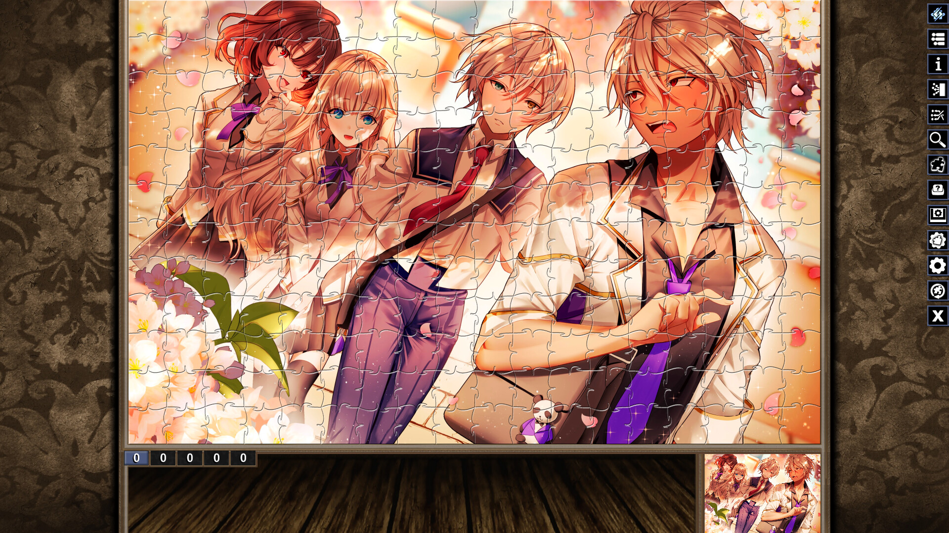Pixel Puzzles Illustrations & Anime - Jigsaw Pack: Variety Pack XS screenshot 1