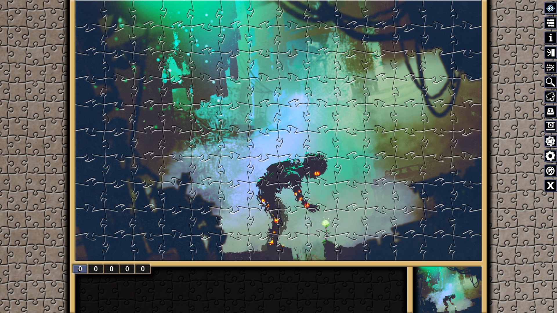 Pixel Puzzles Illustrations & Anime - Jigsaw Pack: Distant Worlds screenshot 1