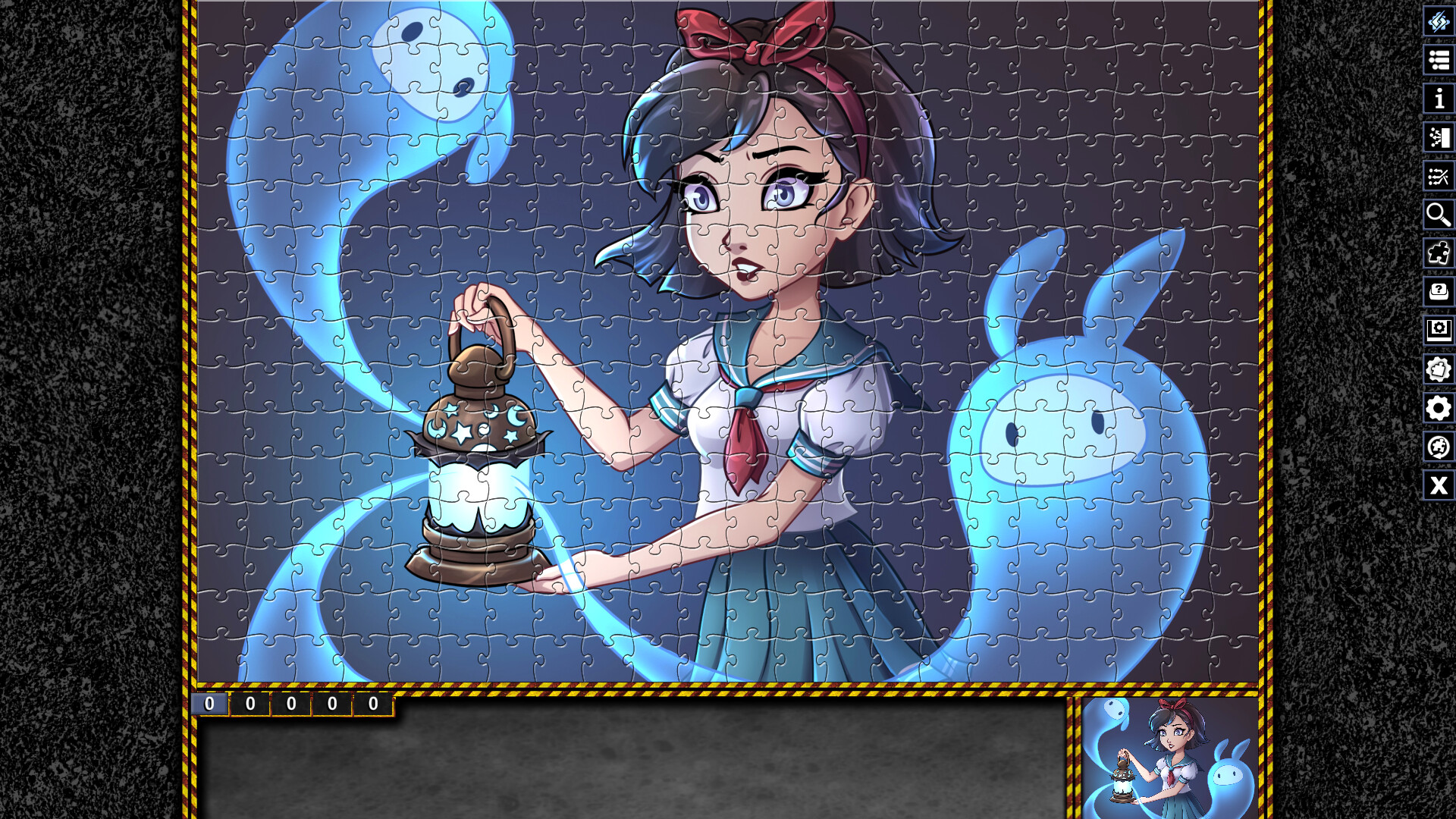 Pixel Puzzles Illustrations & Anime - Jigsaw Pack: Halloween screenshot 1