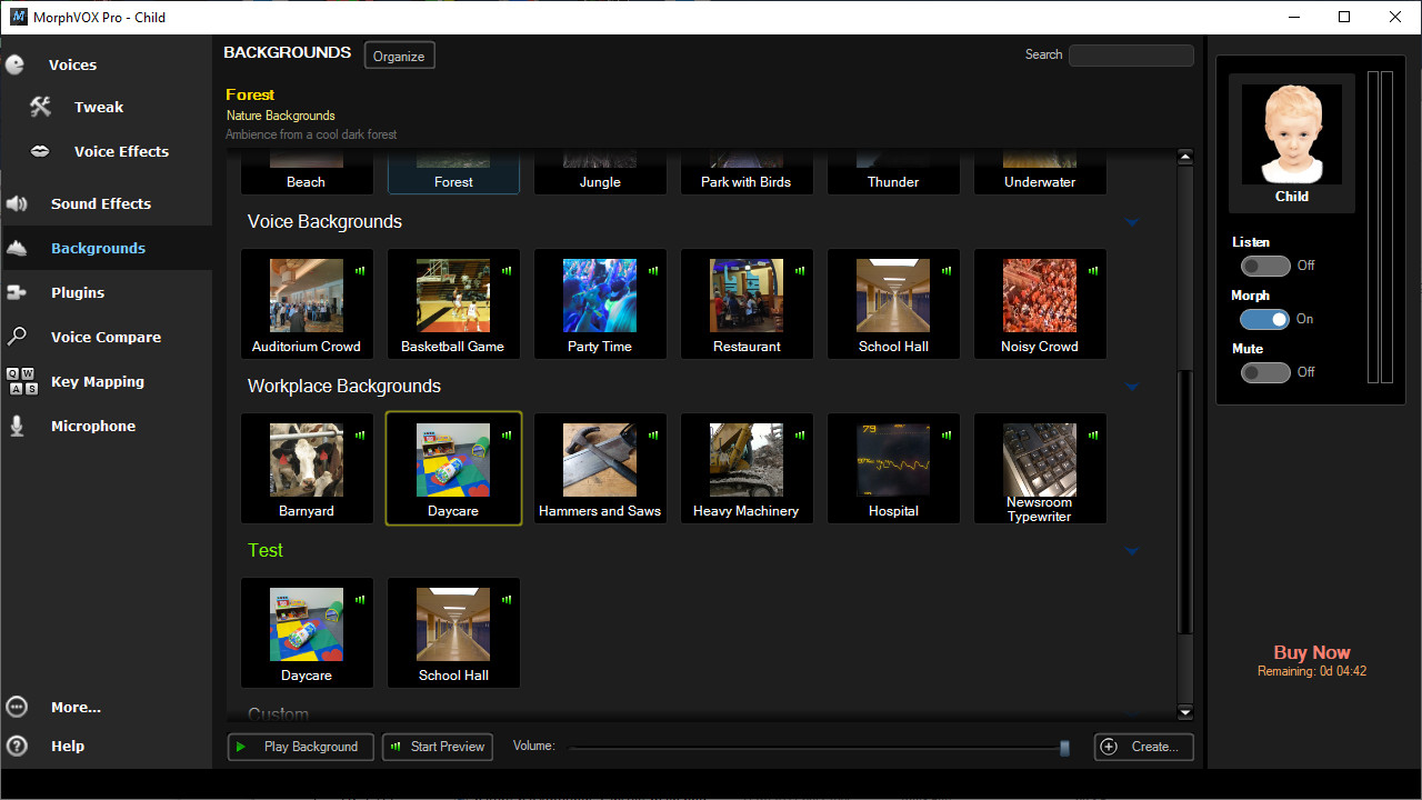 MorphVOX Pro - Workplace Backgrounds screenshot 1