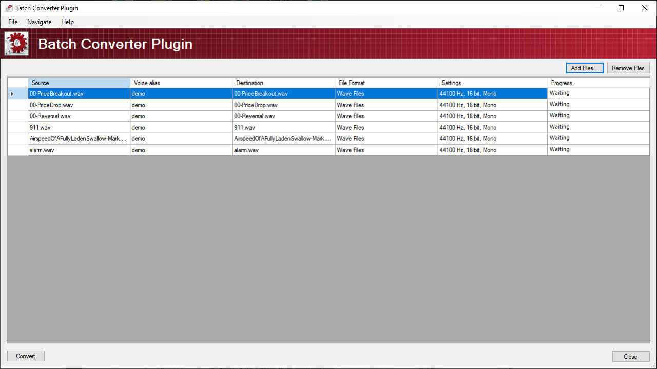 MorphVOX Pro - File Batch Converter screenshot 1