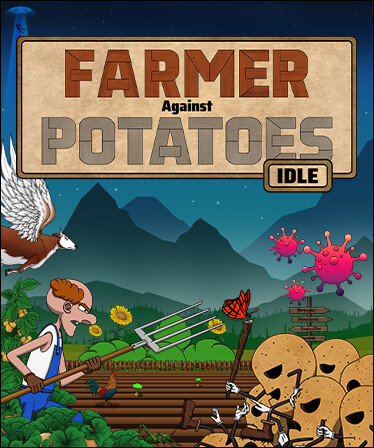 Farmer Against Potatoes Idle