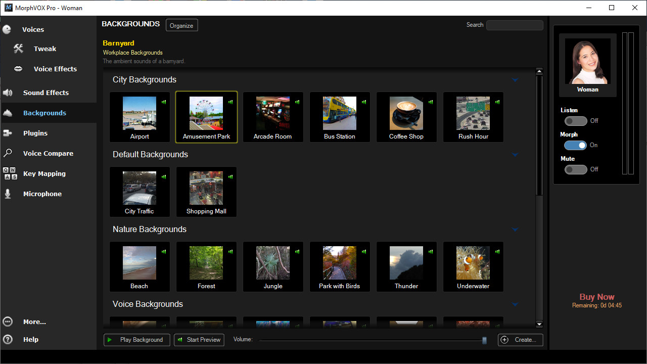 MorphVOX Pro - City Backgrounds screenshot 1