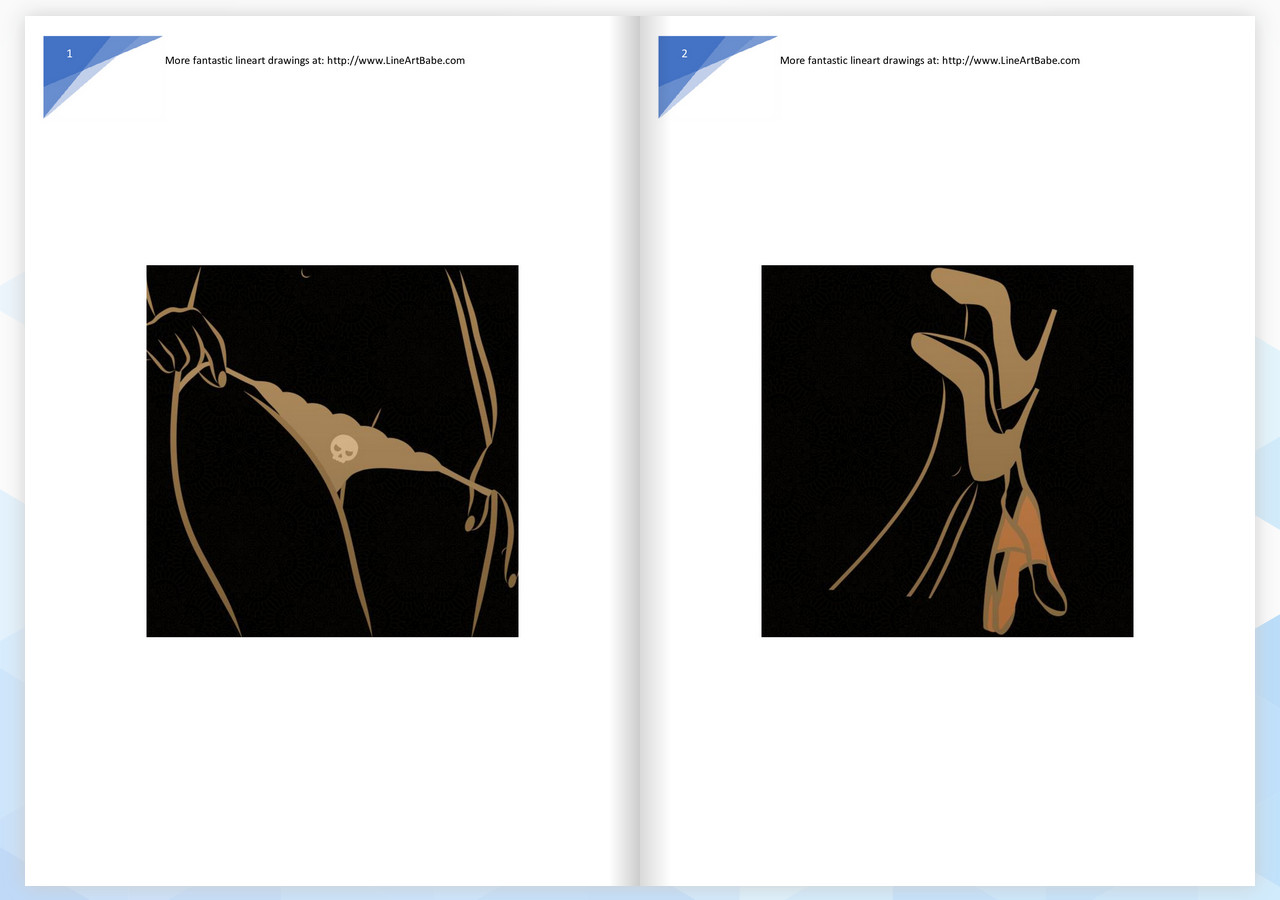 LineArt Jigsaw Puzzle - Erotica 2 ArtBook screenshot 1