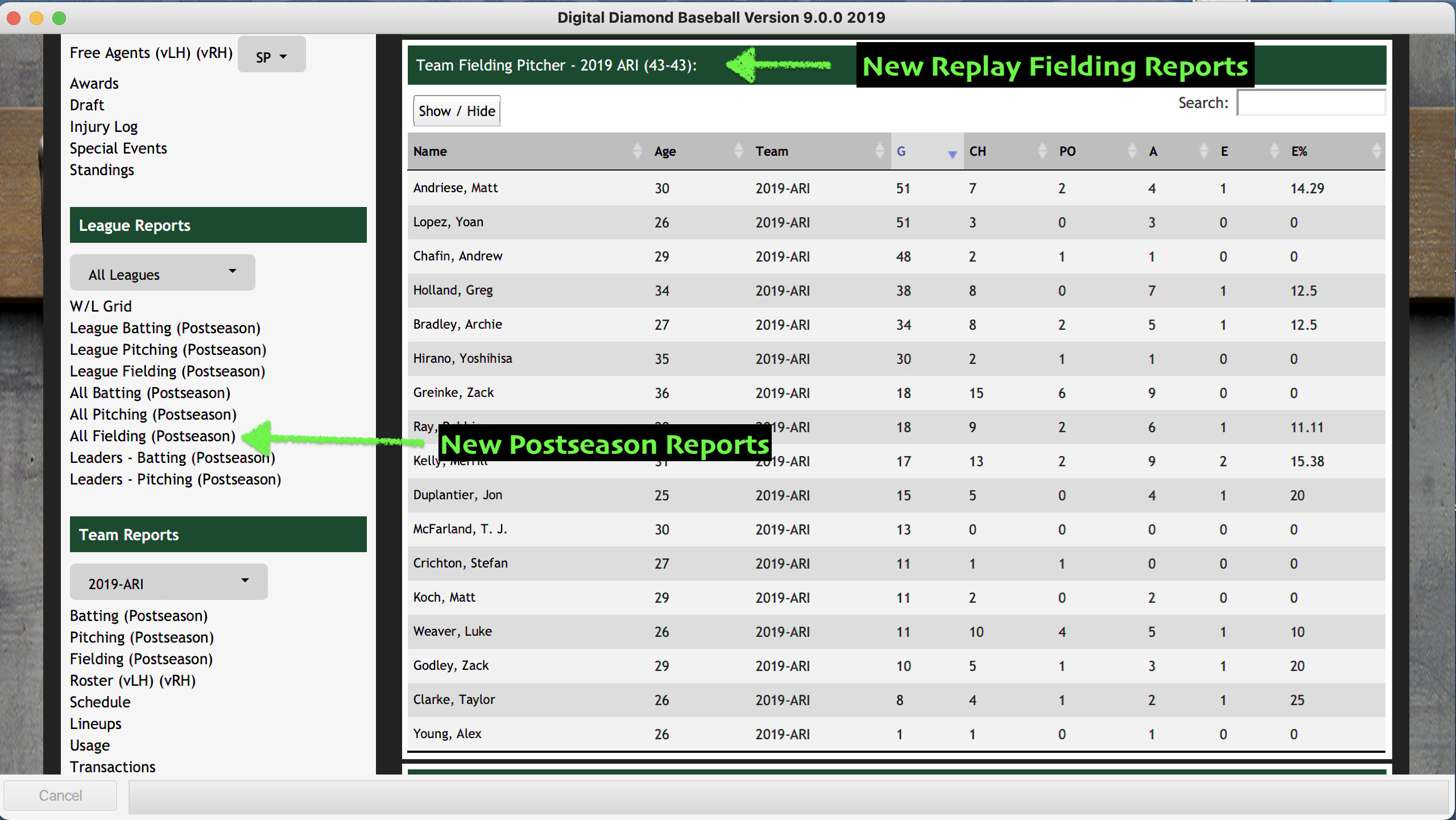 Digital Diamond Baseball V9 screenshot 9