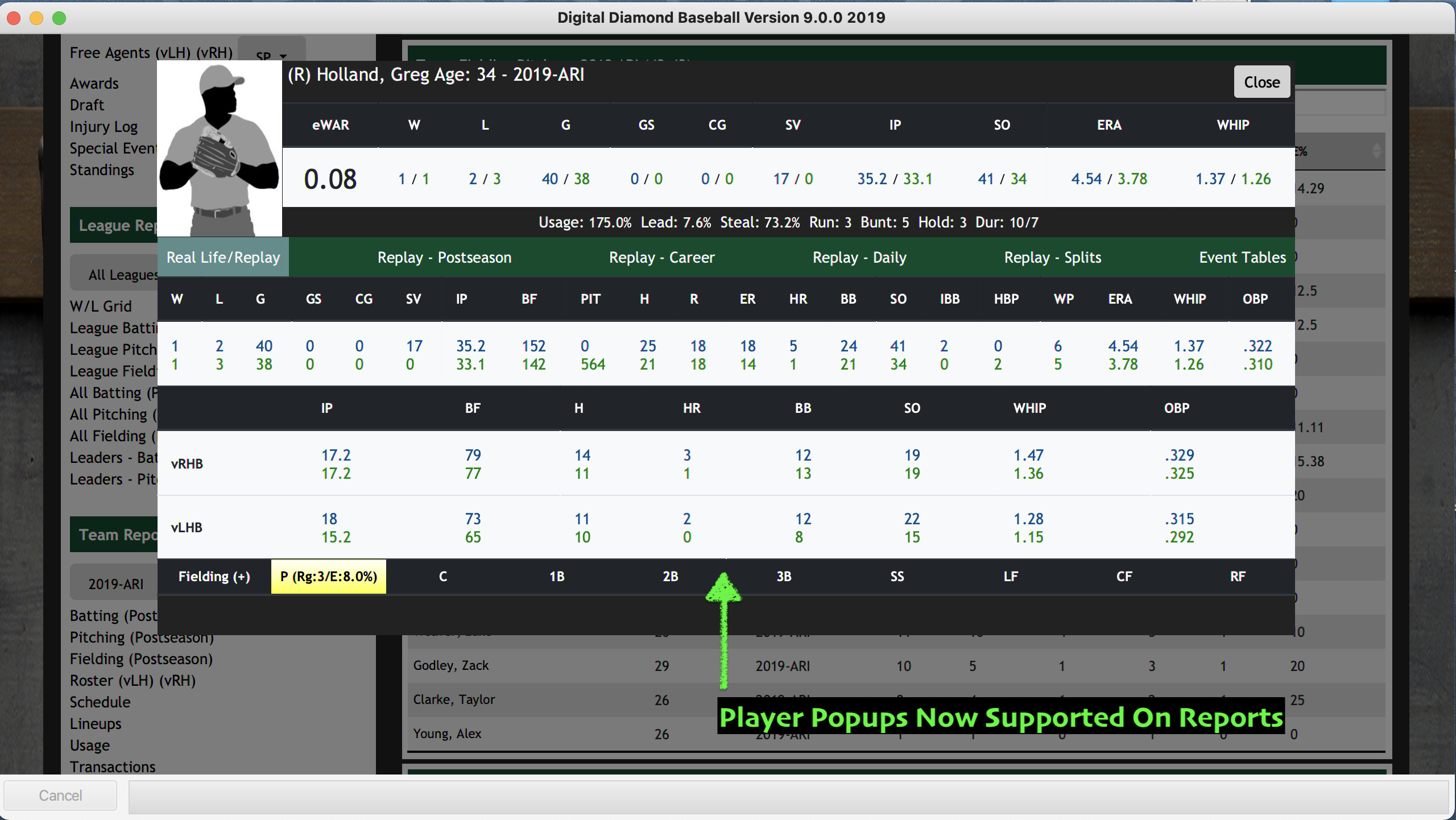 Digital Diamond Baseball V9 screenshot 8