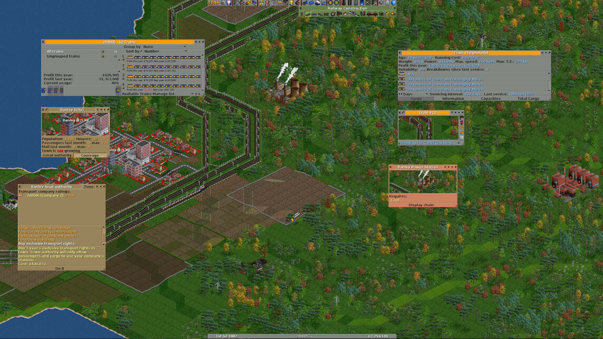 OpenTTD screenshot 7