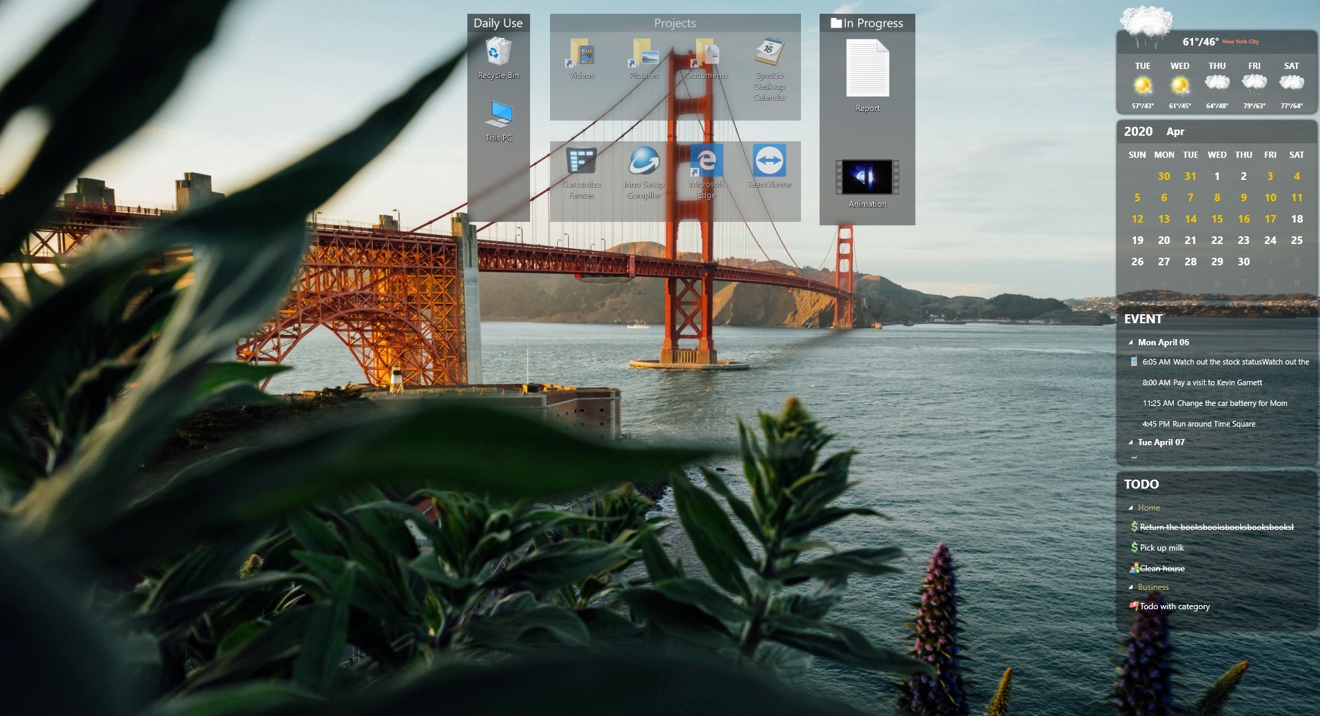 SyncGo Desktop Calendar screenshot 2