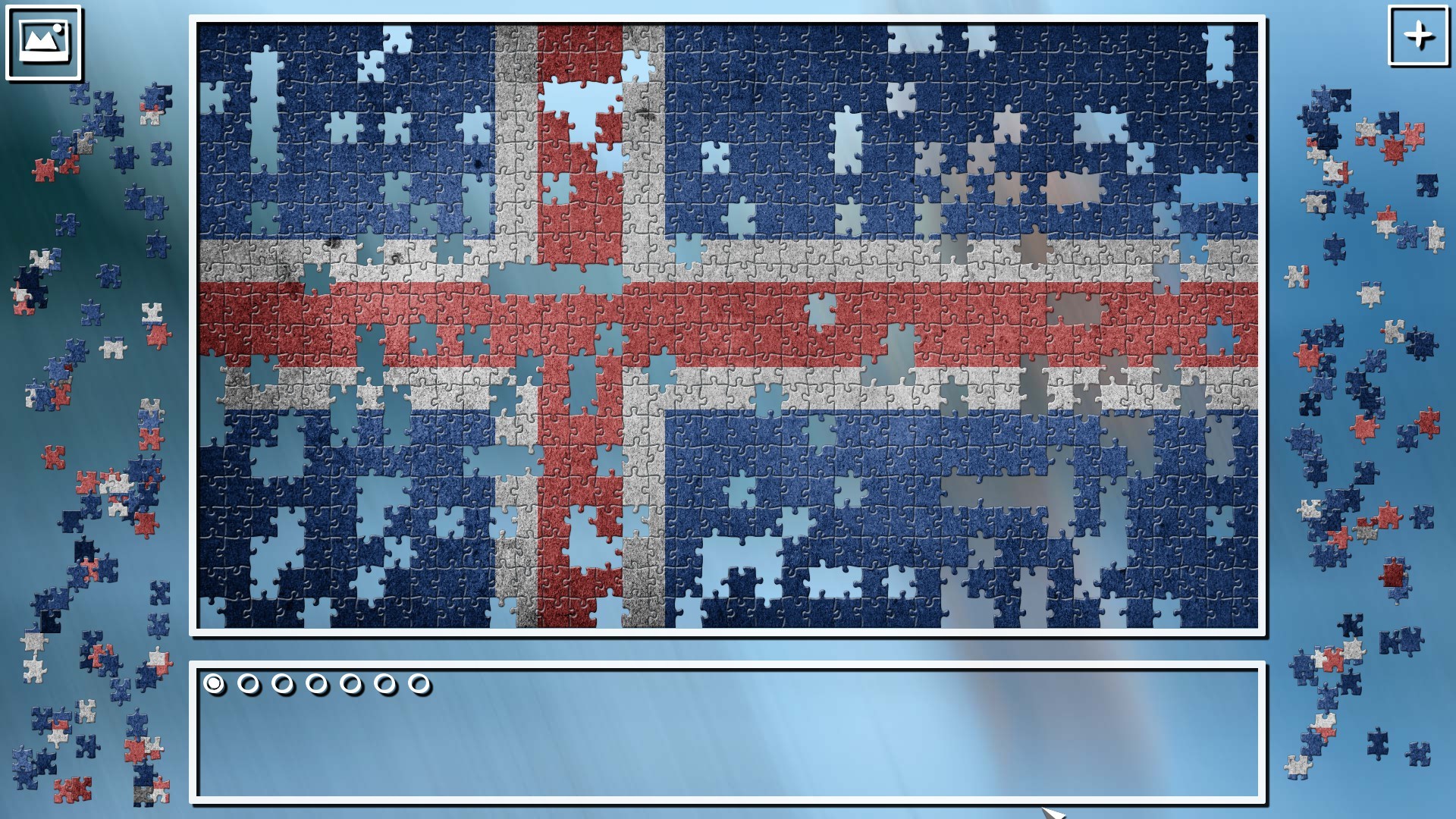 Super Jigsaw Puzzle: Generations - Iceland screenshot 1