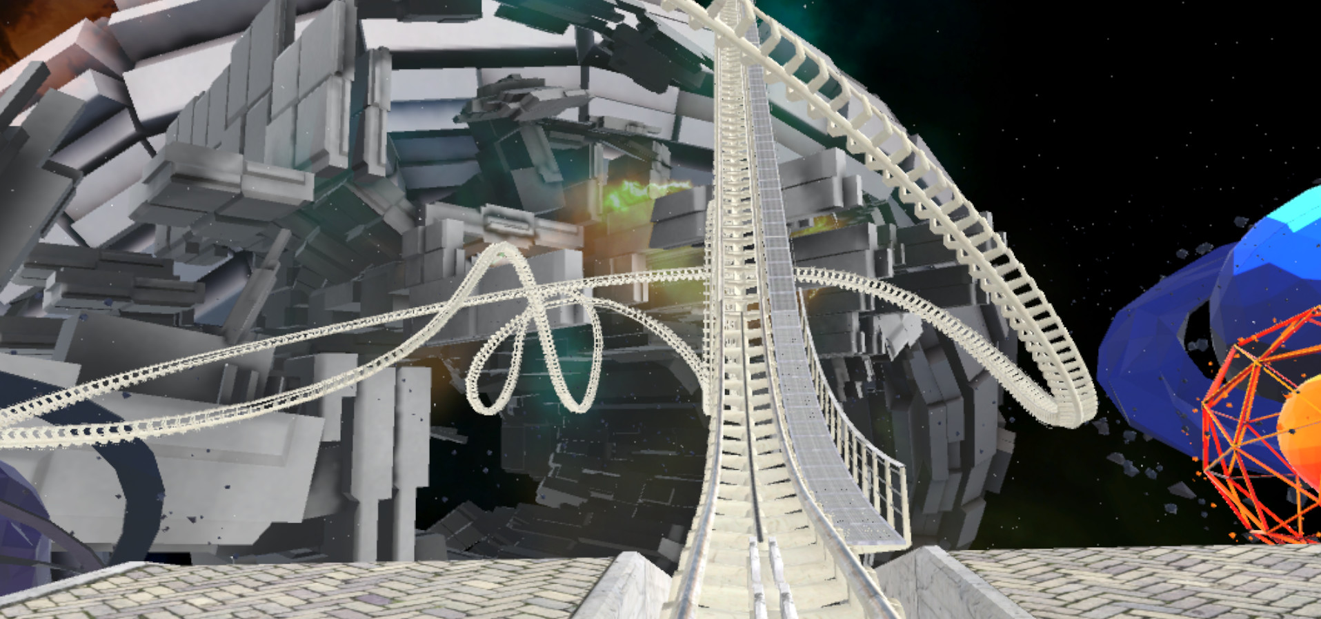 VR Galactic Roller Coaster screenshot 5