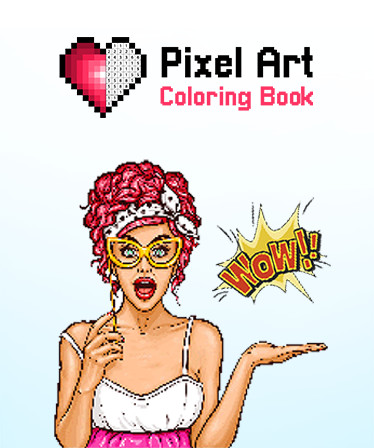 Pixel Art Coloring Book