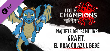 Paquete del familiar Grant, el dragón azul bebé