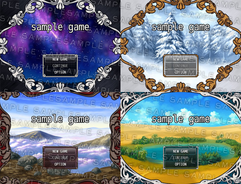 RPG Maker MZ - Krachware User Interface Material POPFANTASY screenshot 2