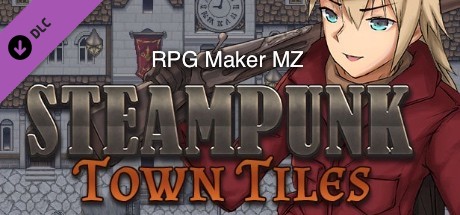 RPG Maker MZ - Steampunk Town Tiles: header artwork