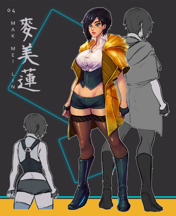 Sense - 不祥的预感: A Cyberpunk Ghost Story Artbook screenshot 2