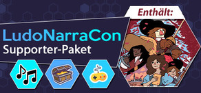 LudoNarraCon Supporter Pack featuring Cyrano