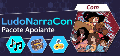 LudoNarraCon Supporter Pack featuring Cyrano