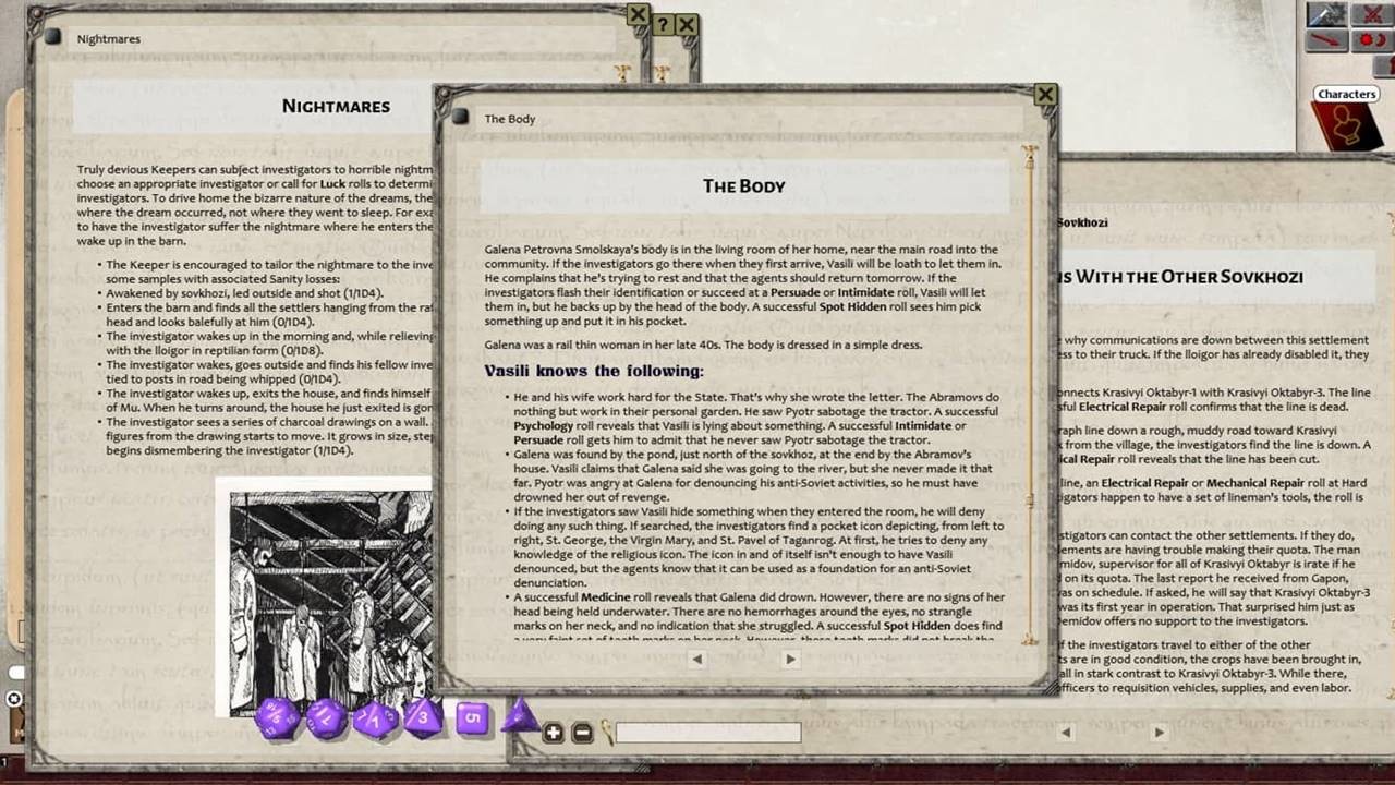 Fantasy Grounds - Cold Harvest screenshot 5