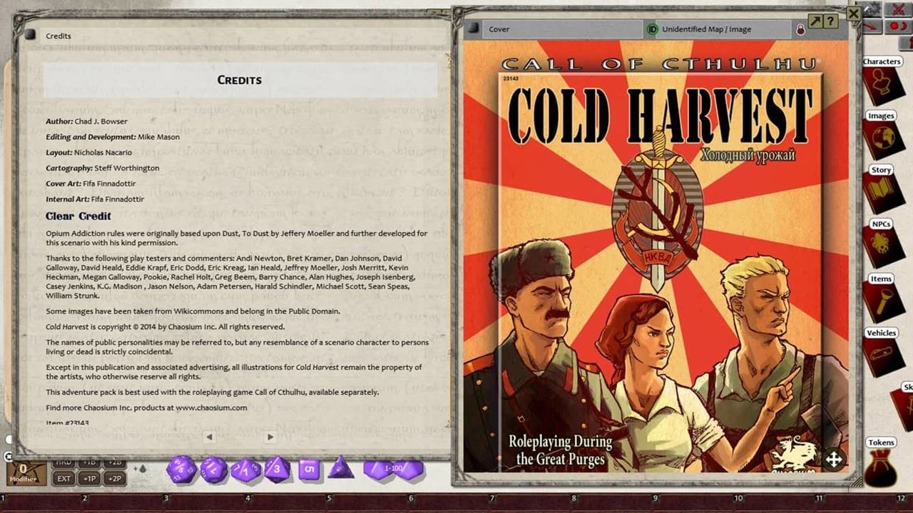 Fantasy Grounds - Cold Harvest screenshot 2