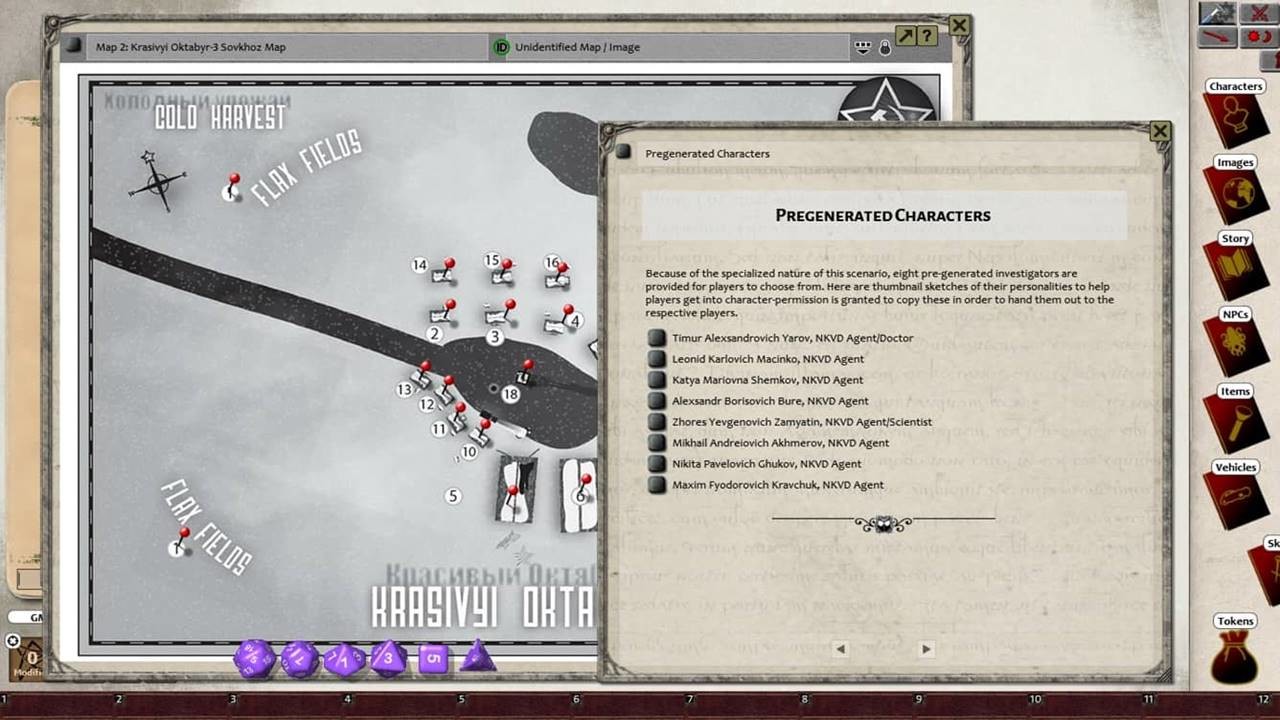 Fantasy Grounds - Cold Harvest screenshot 1