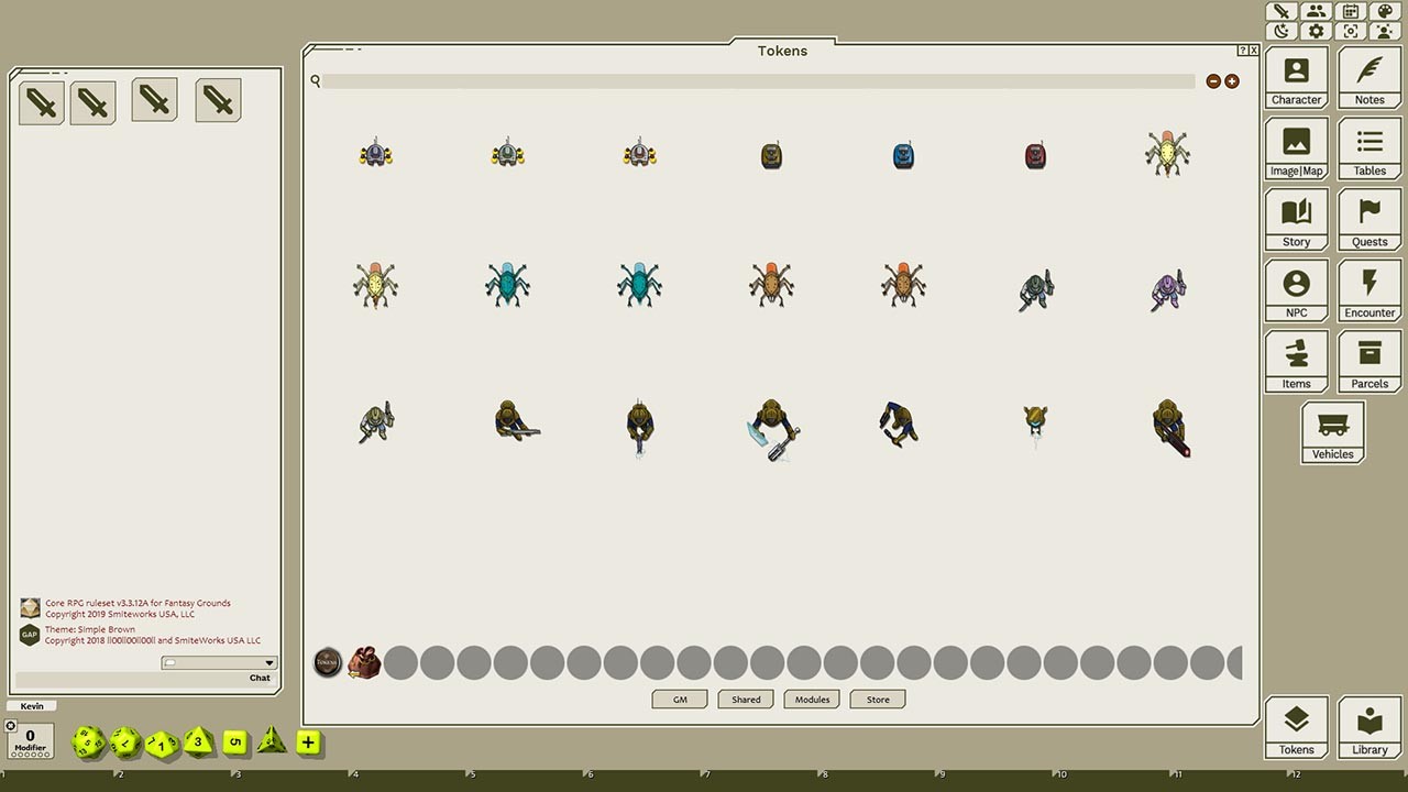 Fantasy Grounds - Space Dwellers! screenshot 1