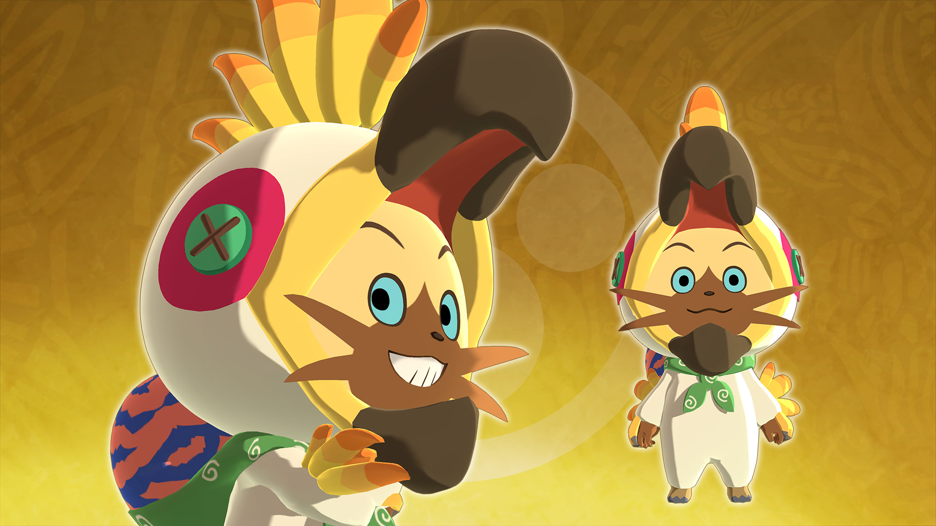 Monster Hunter Stories 2: Wings of Ruin - Navirou's Outfit: Kulu-Ya-Ku Costume screenshot 1