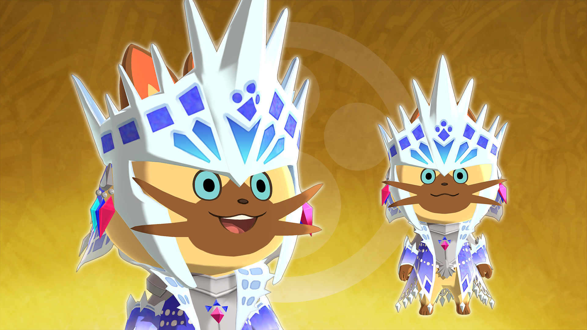 Monster Hunter Stories 2: Wings of Ruin - Navirou's Outfit: Velkhana Costume screenshot 1