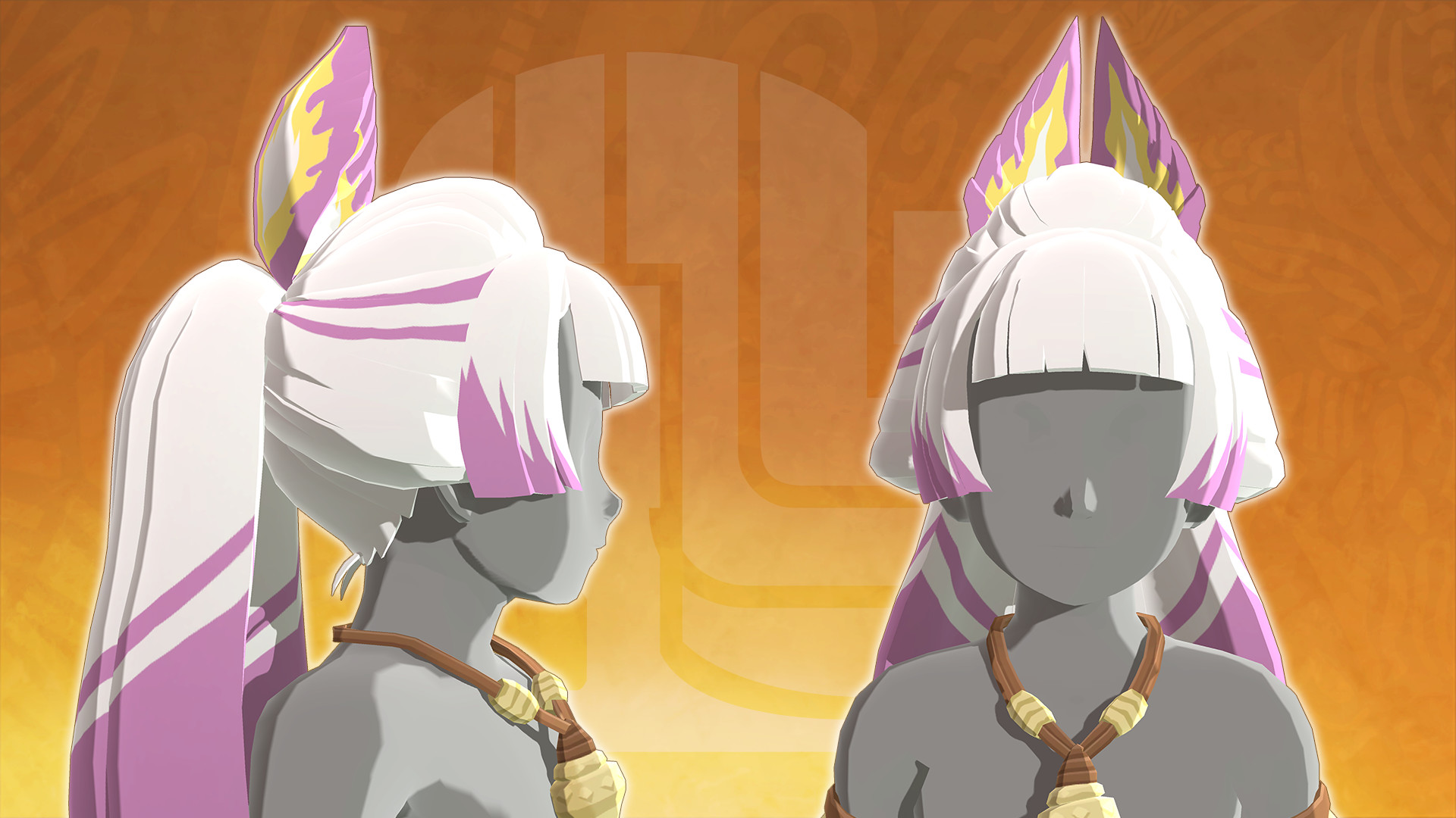 Monster Hunter Stories 2: Wings of Ruin - Rider's Hairstyle: Mizutsune Braid screenshot 1