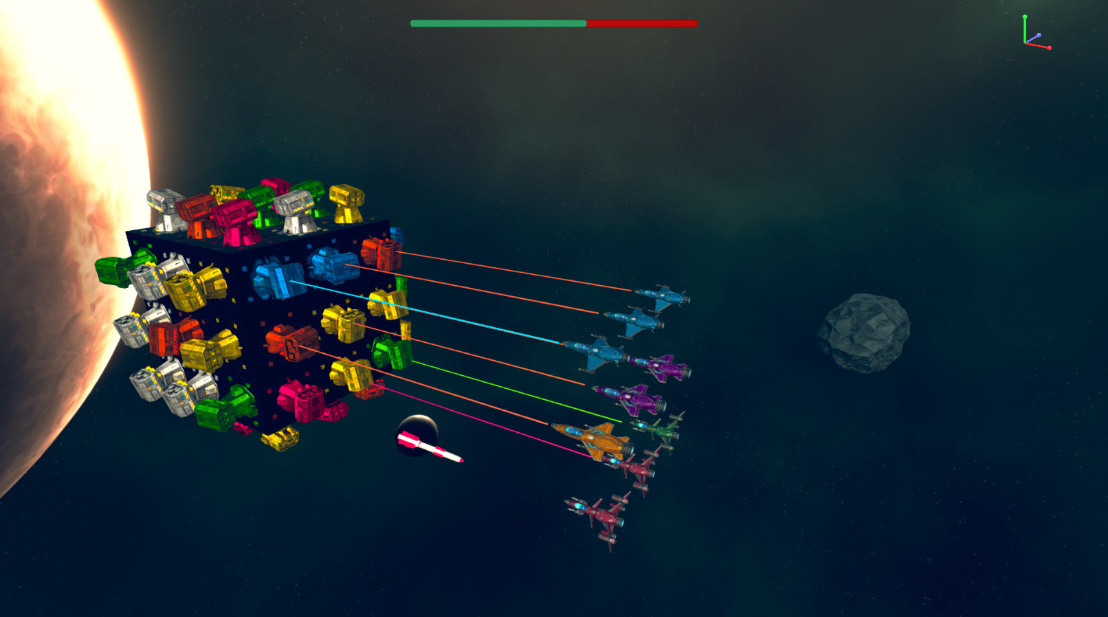 Space Cube Tower Defense screenshot 1