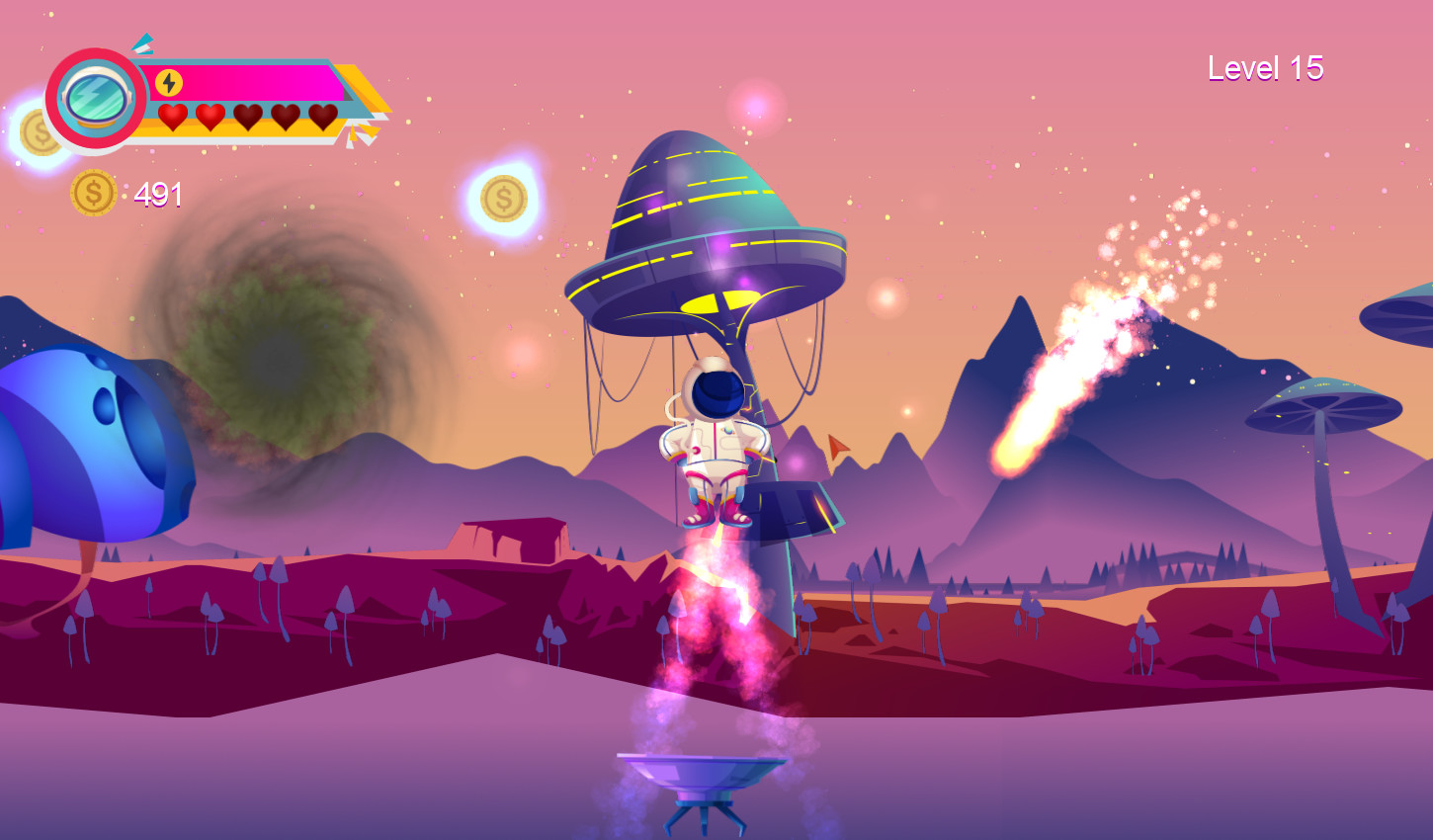 Jetpack astronaut screenshot 1