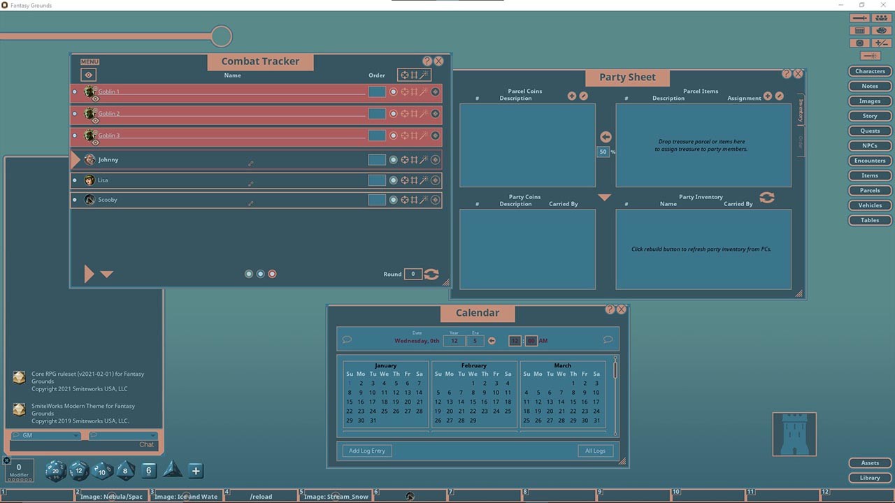 Fantasy Grounds - FG Theme - Modern screenshot 5