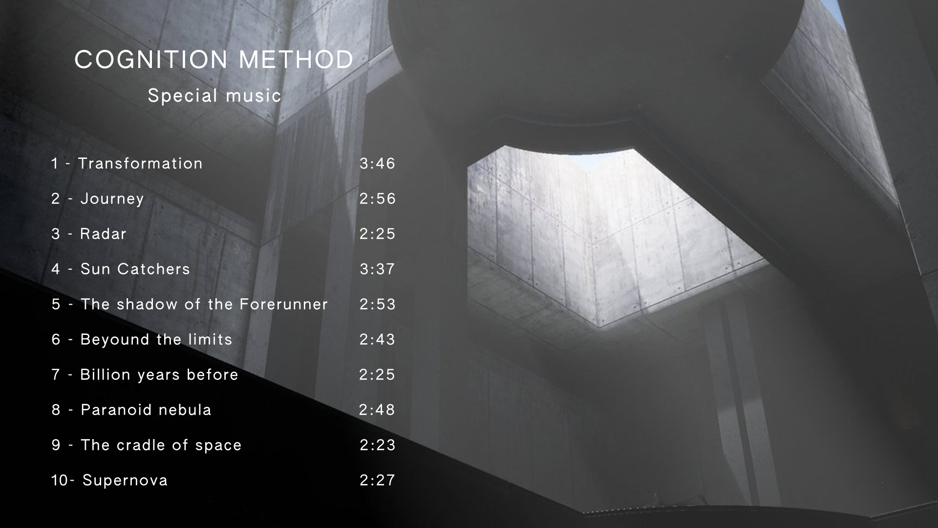 Cognition Method: Initiation Soundtrack screenshot 1