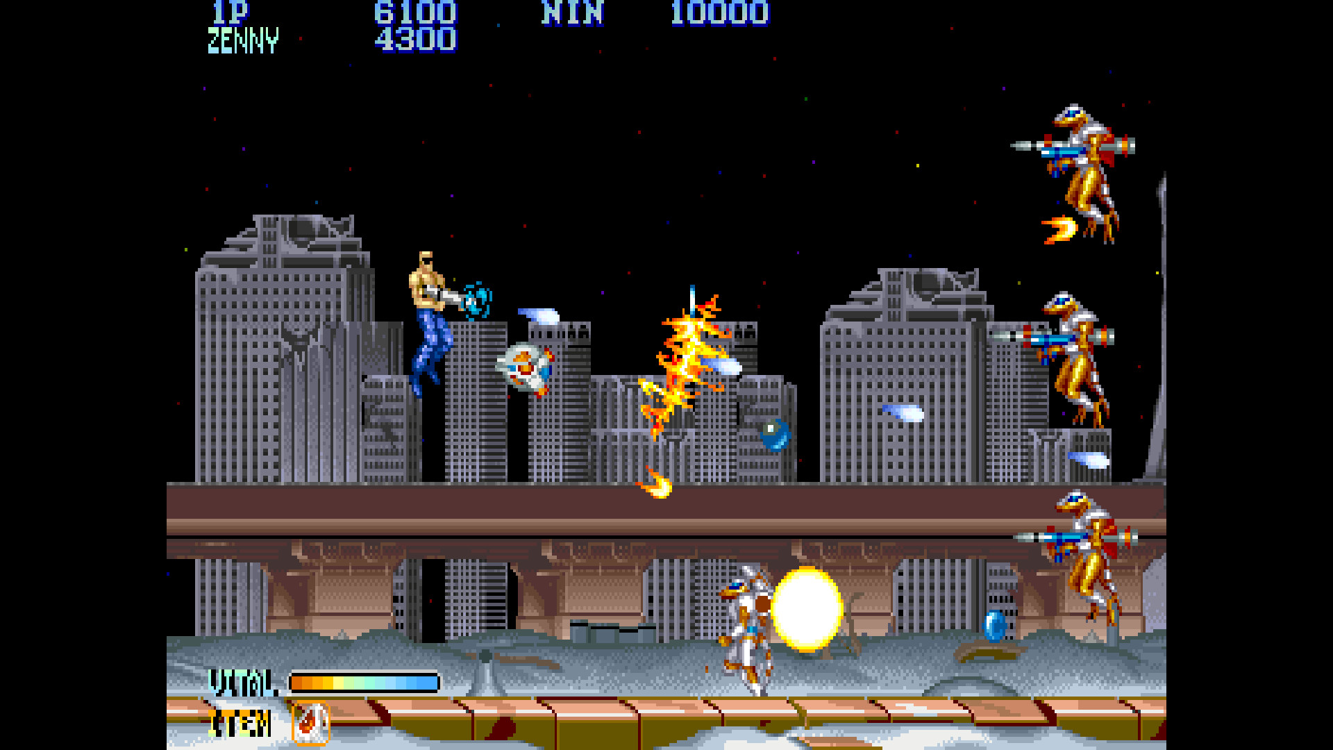 Capcom Arcade Stadium：FORGOTTEN WORLDS screenshot 2