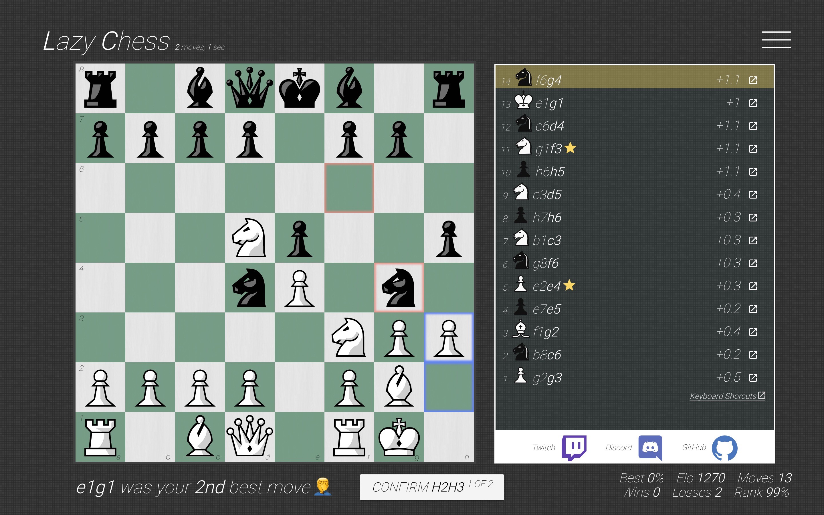 Lazy Chess screenshot 1