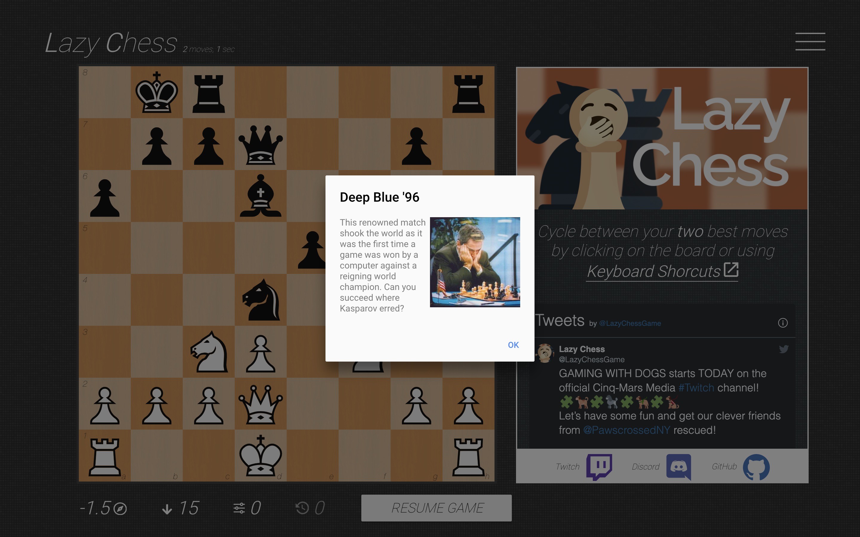 Lazy Chess screenshot 2