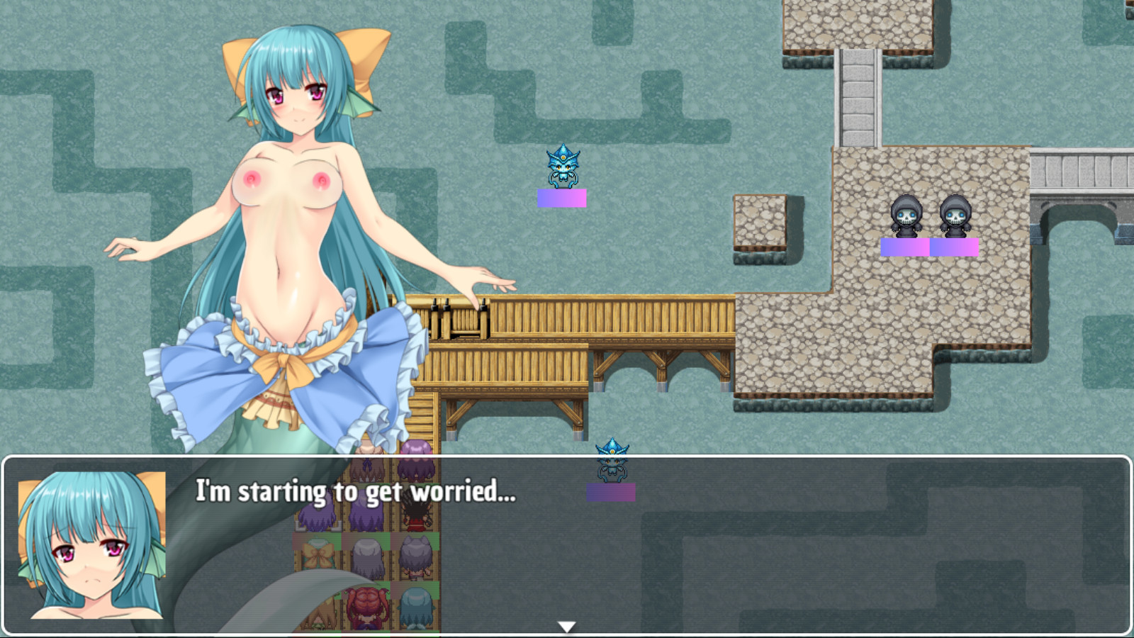 Princess Daphne - Topless Game screenshot 1