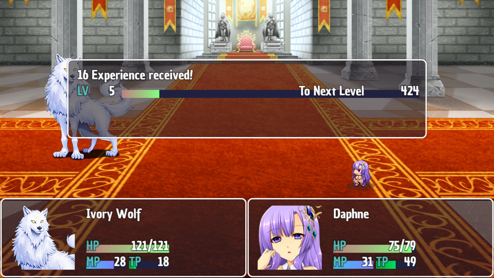 Princess Daphne - Topless Game screenshot 2
