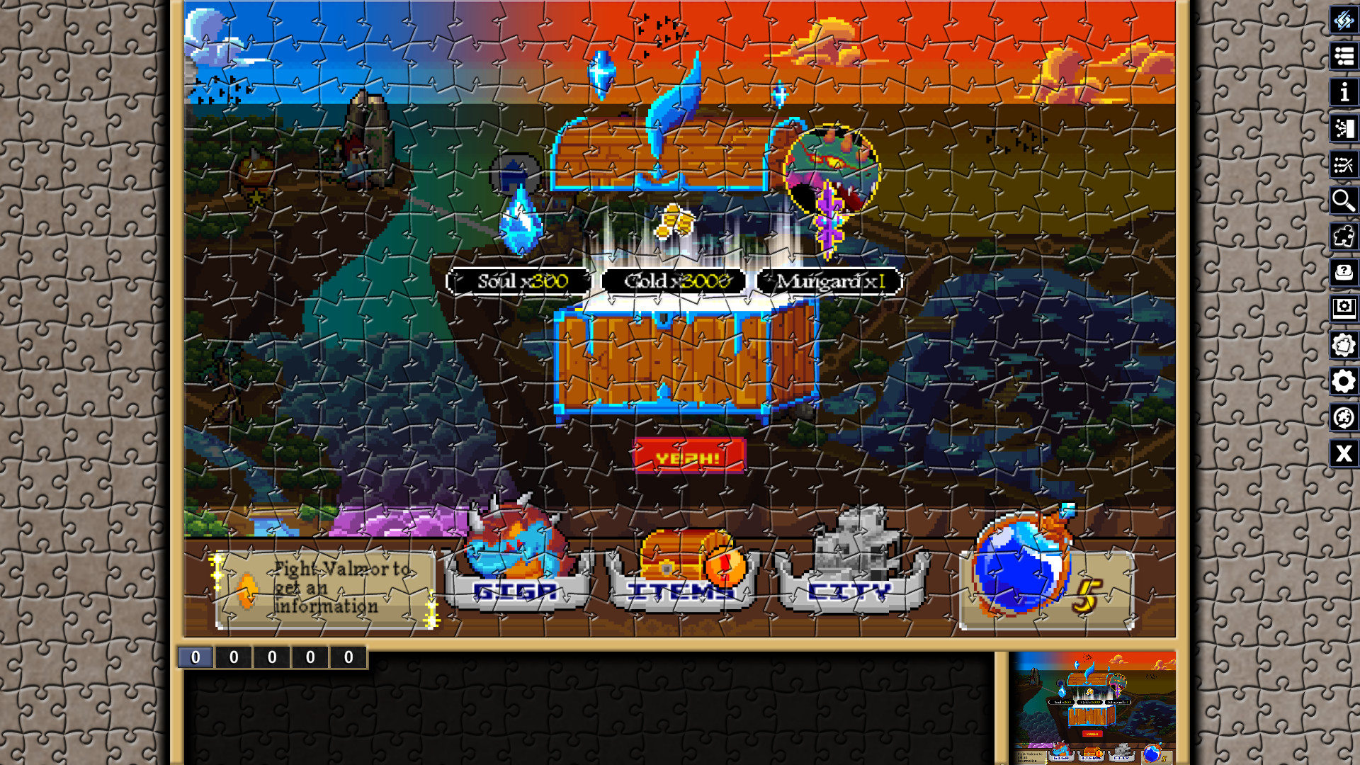 Pixel Puzzles Illustrations & Anime - Jigsaw Pack: Soul Of Giga screenshot 9