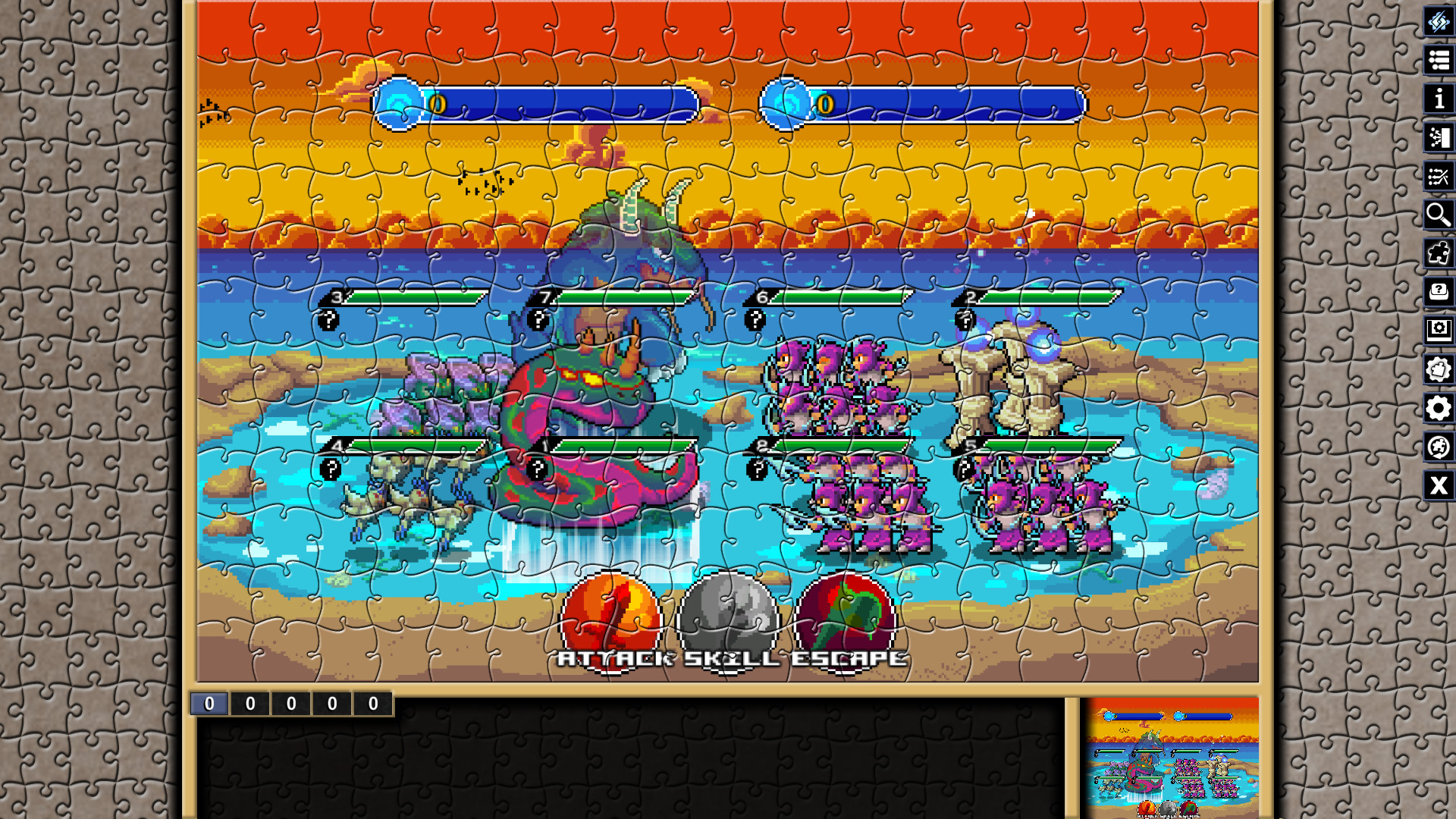 Pixel Puzzles Illustrations & Anime - Jigsaw Pack: Soul Of Giga screenshot 4