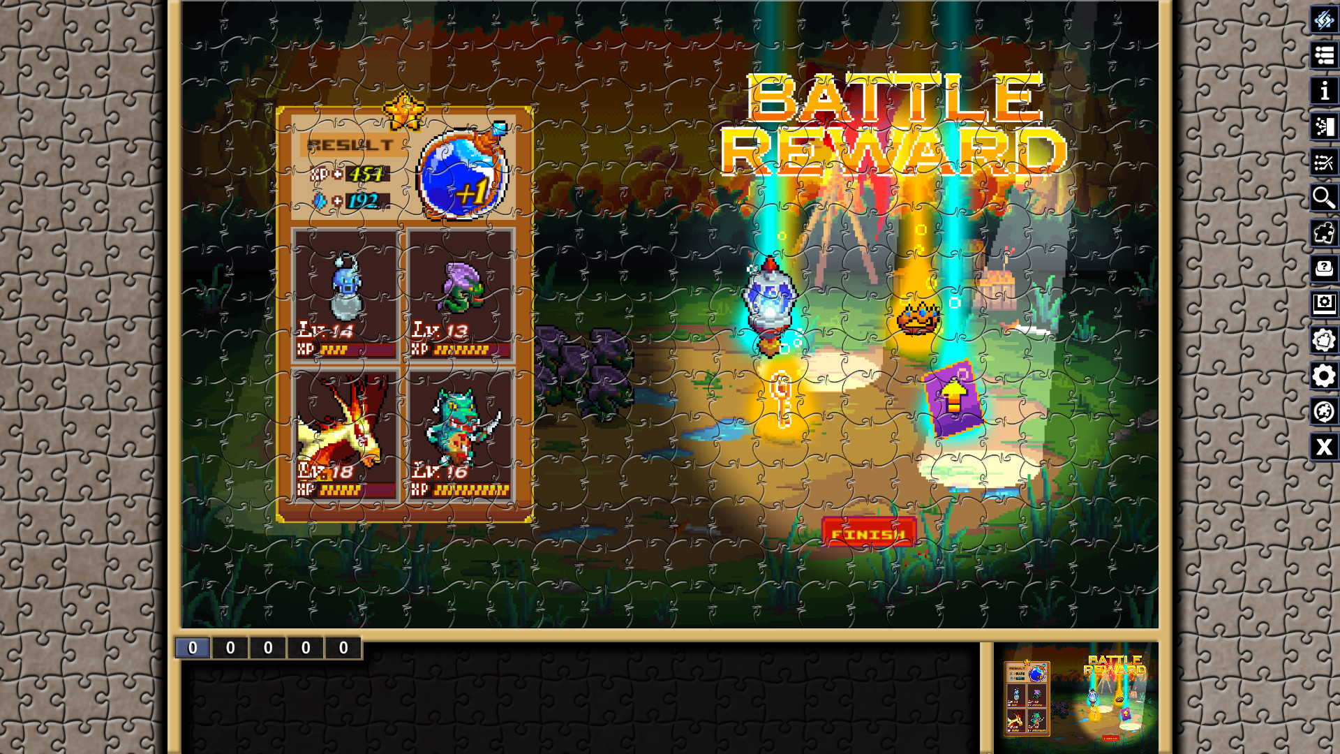 Pixel Puzzles Illustrations & Anime - Jigsaw Pack: Soul Of Giga screenshot 1