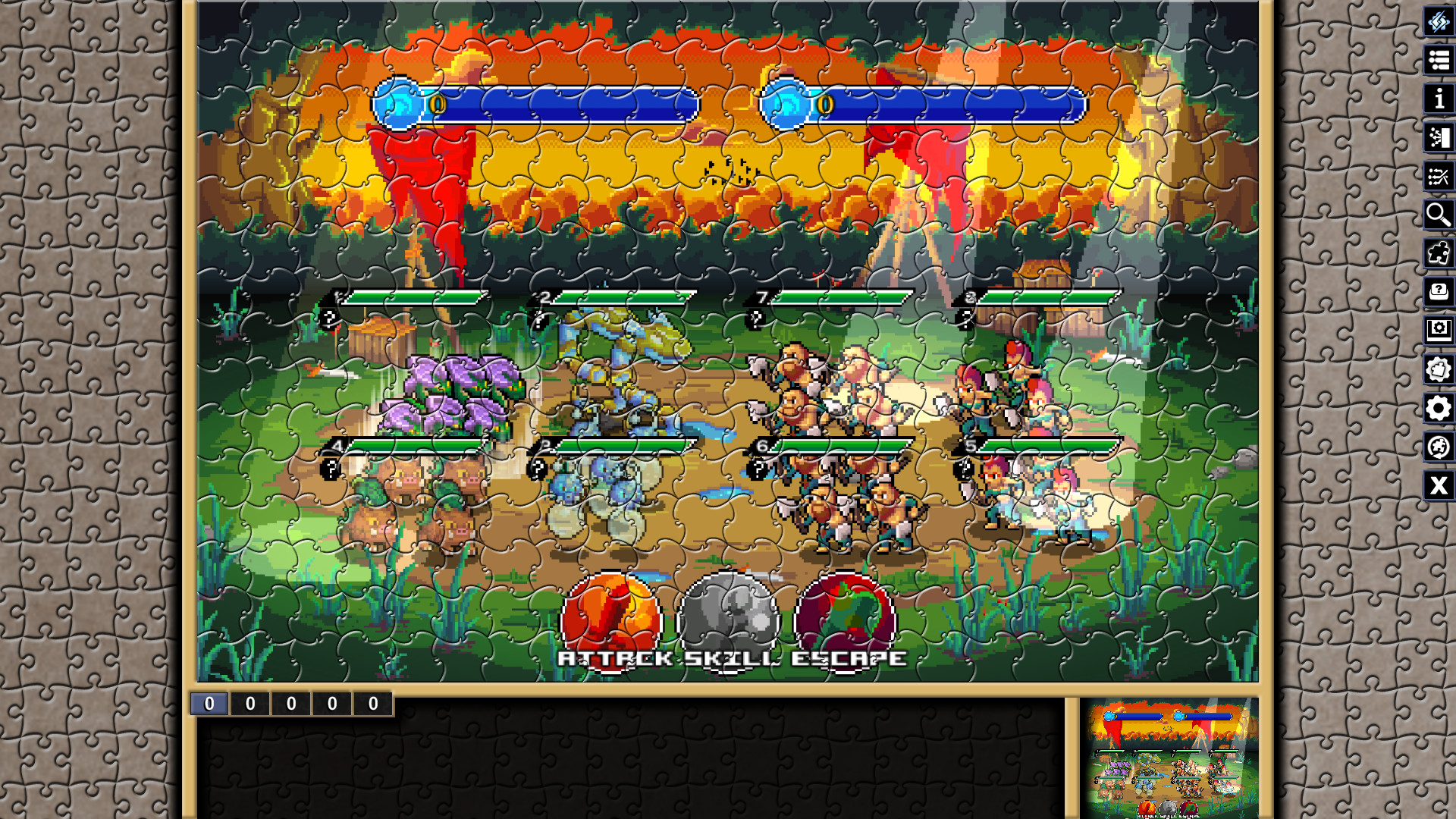 Pixel Puzzles Illustrations & Anime - Jigsaw Pack: Soul Of Giga screenshot 6