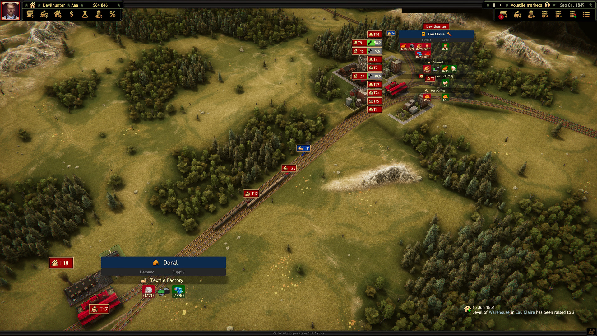 Railroad Corporation - Volatile Markets DLC screenshot 3