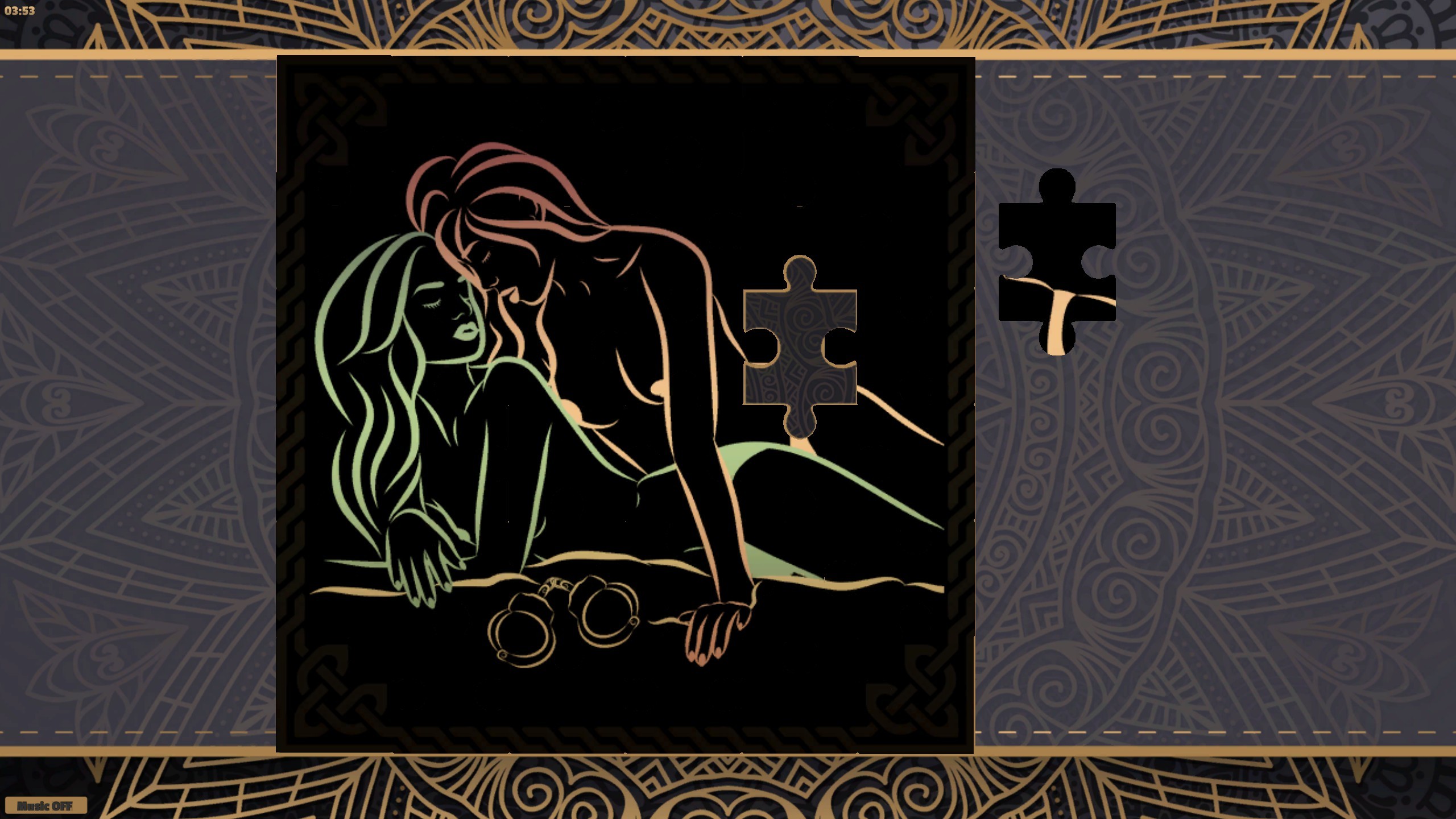 LineArt Jigsaw Puzzle - Erotica 4 screenshot 3