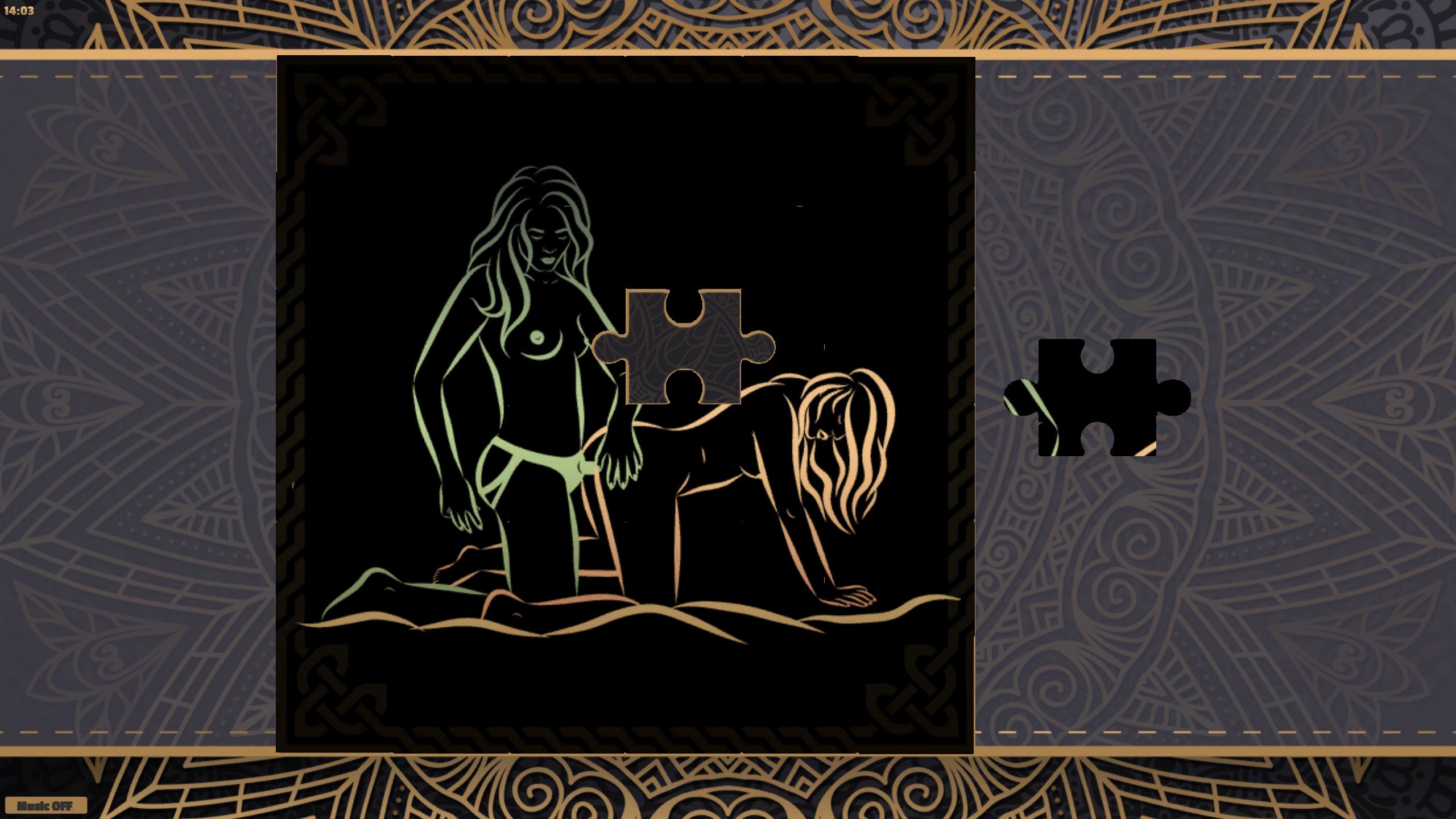 LineArt Jigsaw Puzzle - Erotica 4 screenshot 4