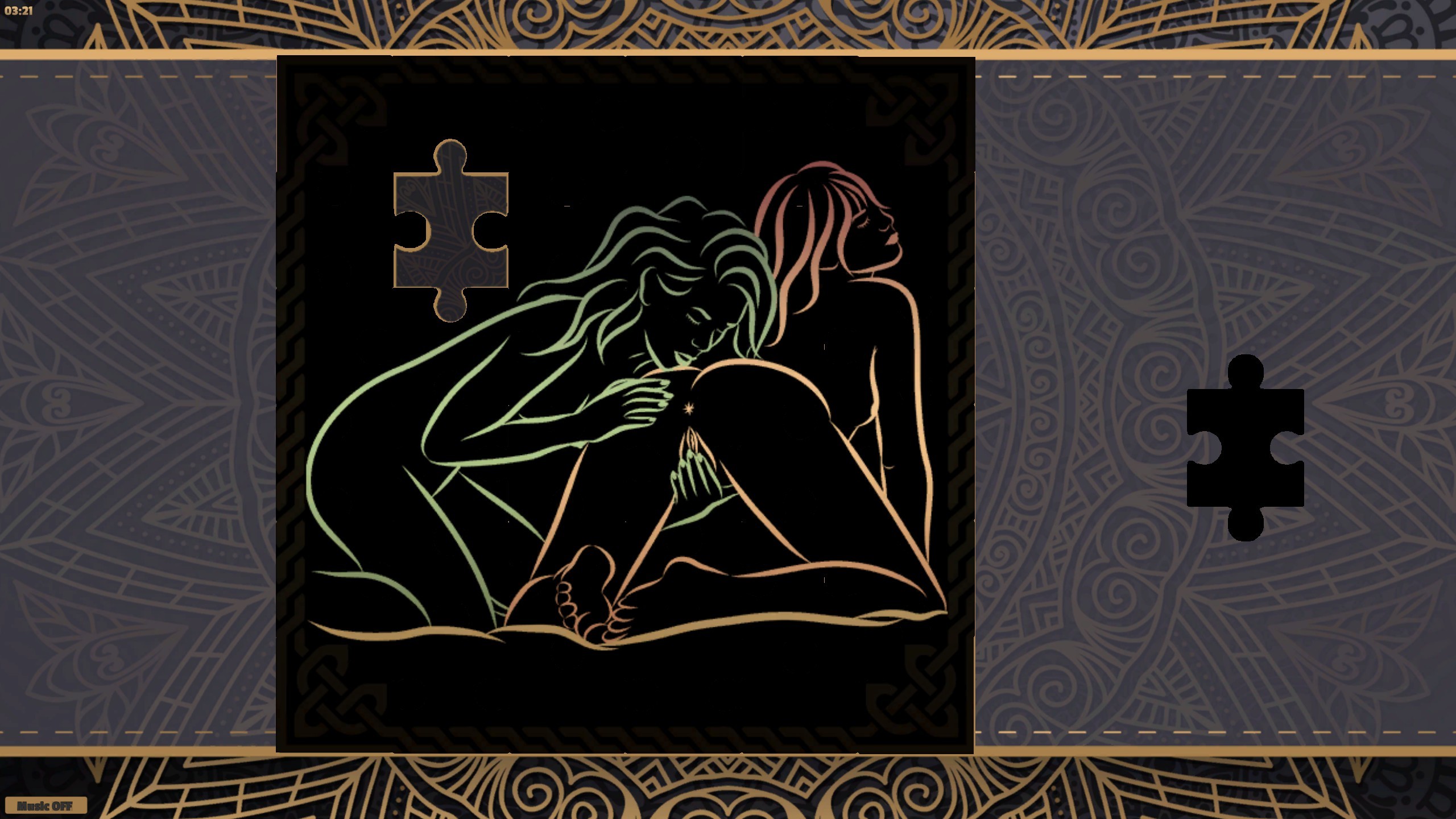 LineArt Jigsaw Puzzle - Erotica 4 screenshot 5