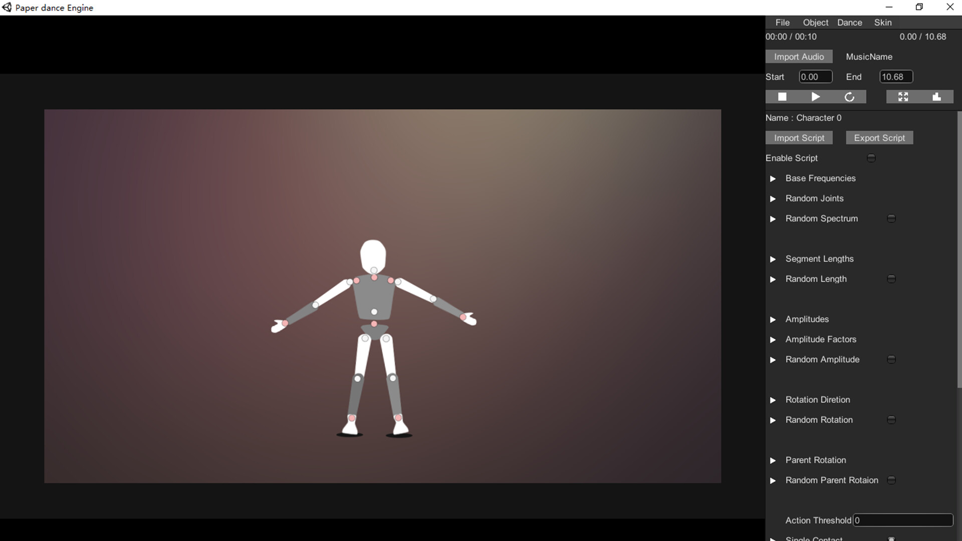 Paper dance Engine screenshot 4